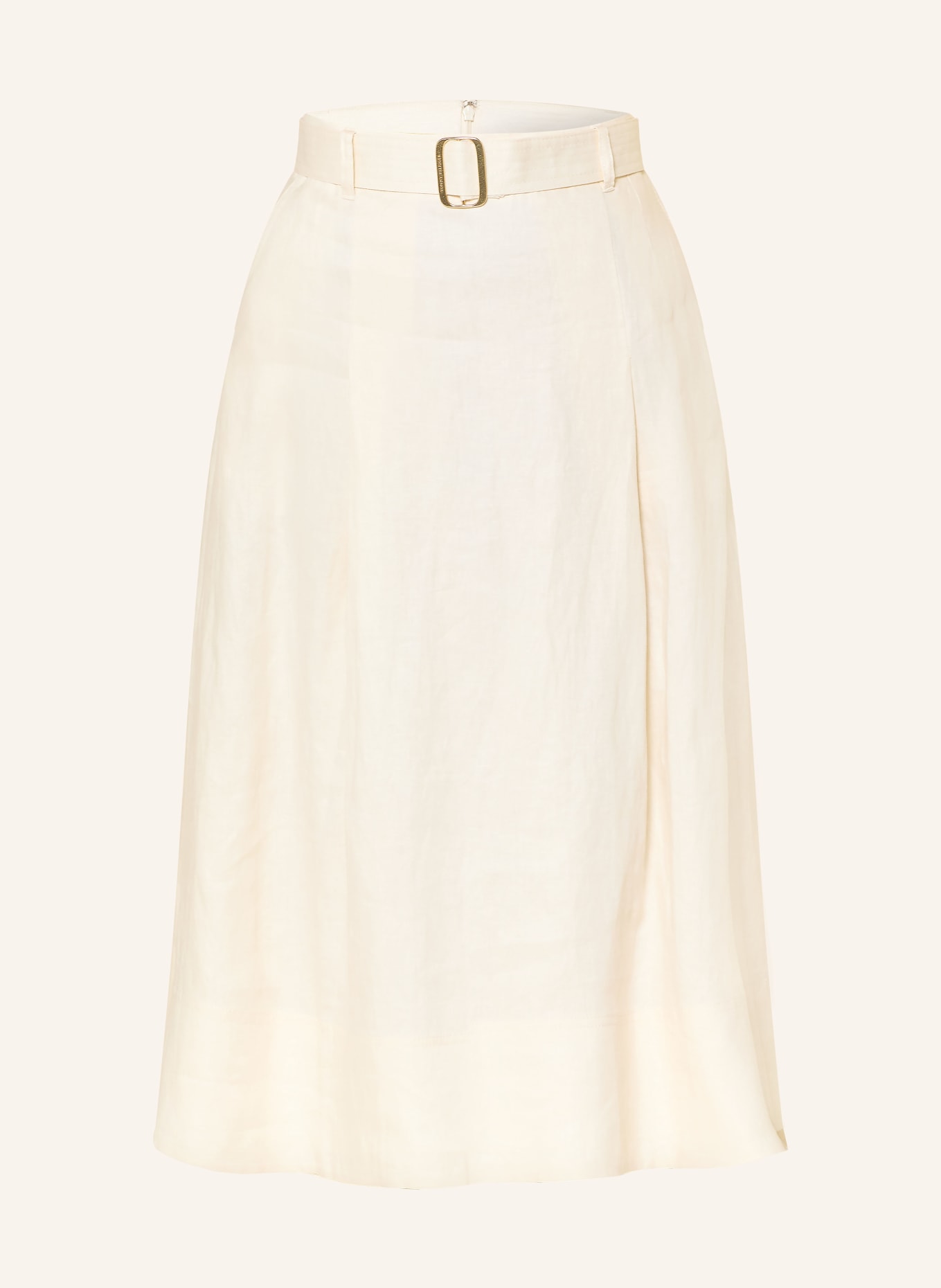 TOMMY HILFIGER Leinenrock: WEISS