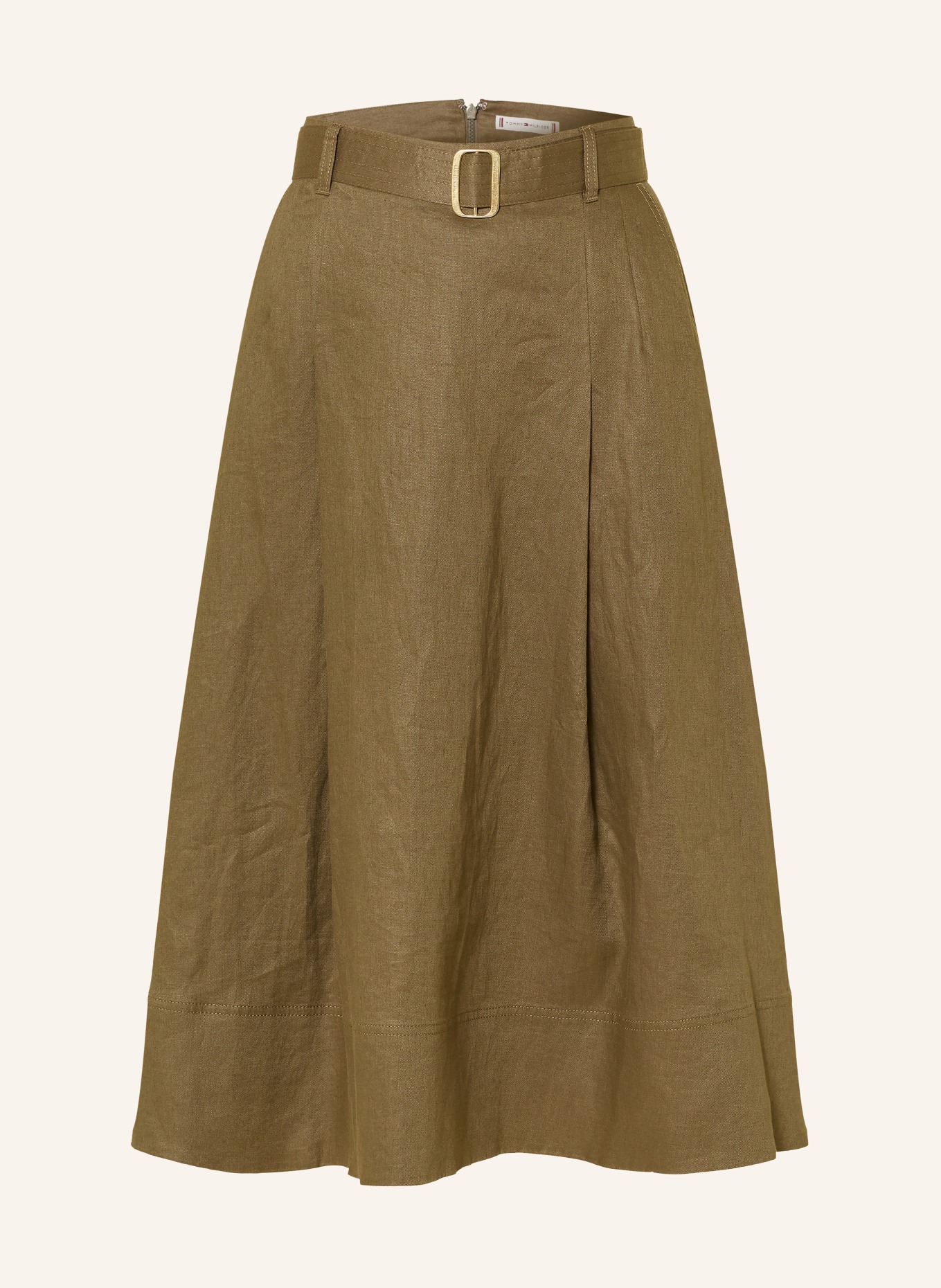 TOMMY HILFIGER jupe en lin: KAKI