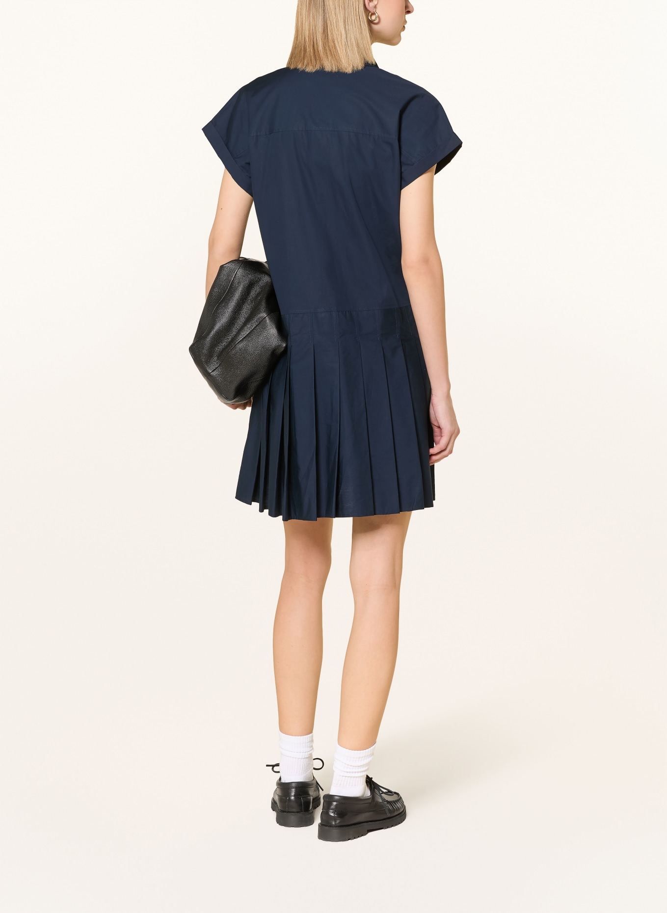 TOMMY HILFIGER robe chemise: BLEU FONCÉ