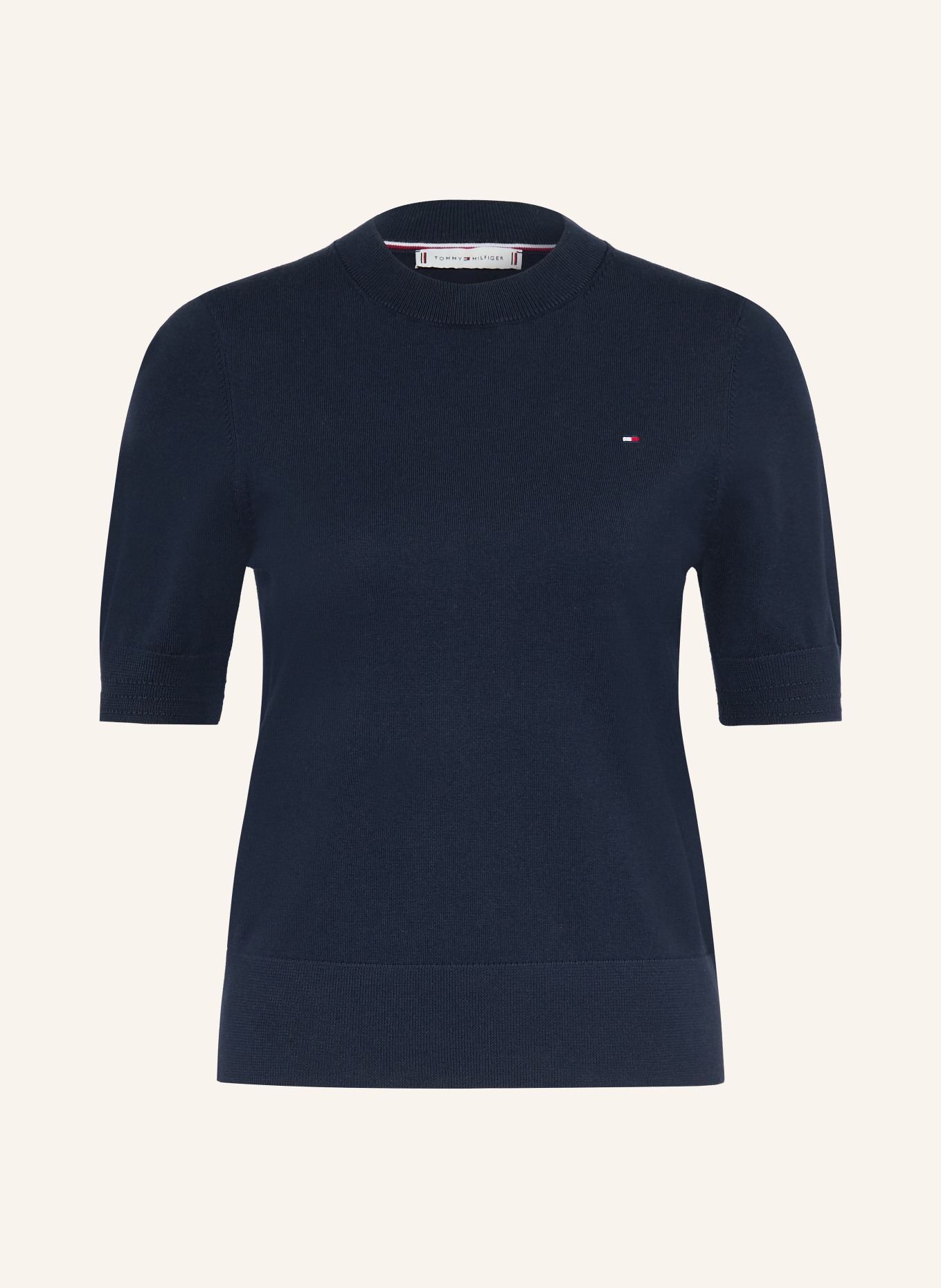 TOMMY HILFIGER knit shirt: DARK BLUE
