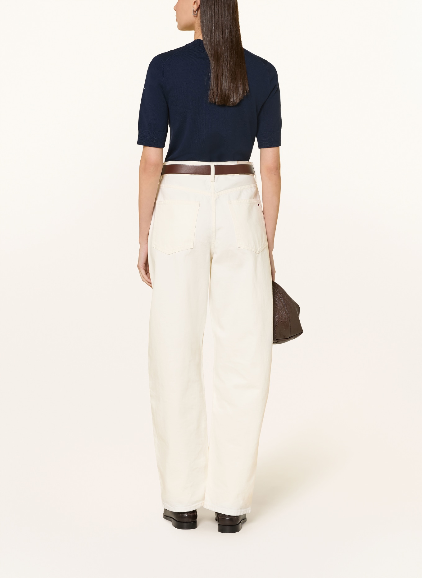 TOMMY HILFIGER knit shirt: DARK BLUE