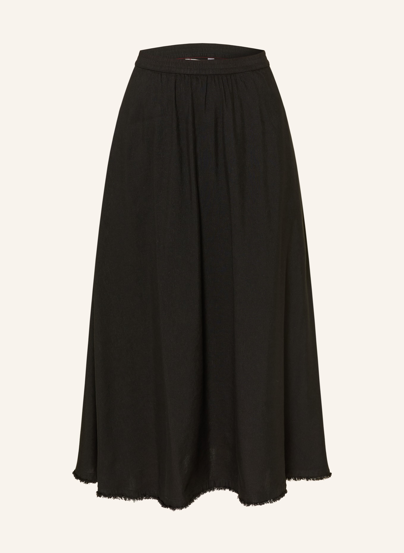 TOMMY HILFIGER Jupe en lin: NOIR