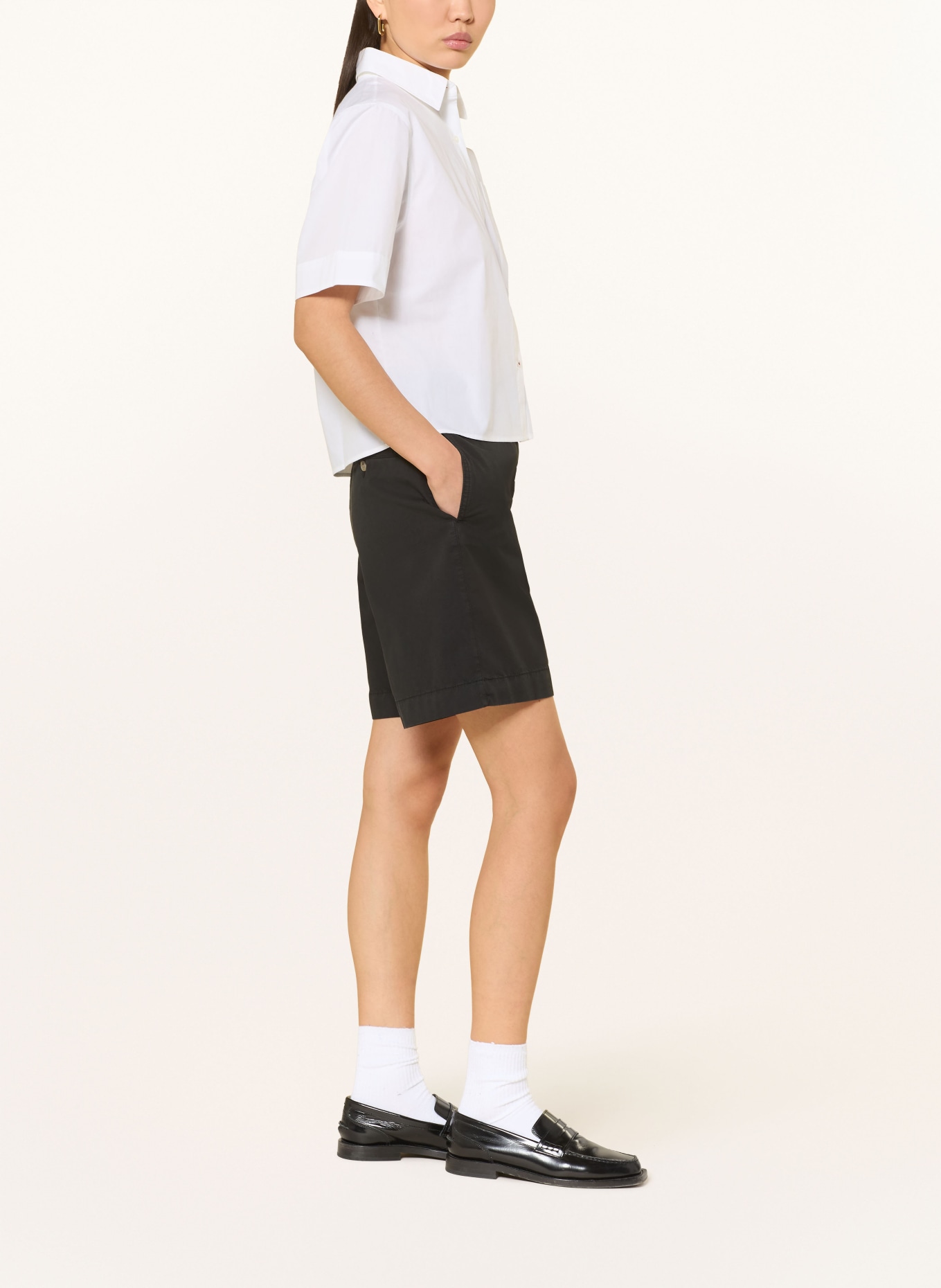 TOMMY HILFIGER Shorts: SCHWARZ