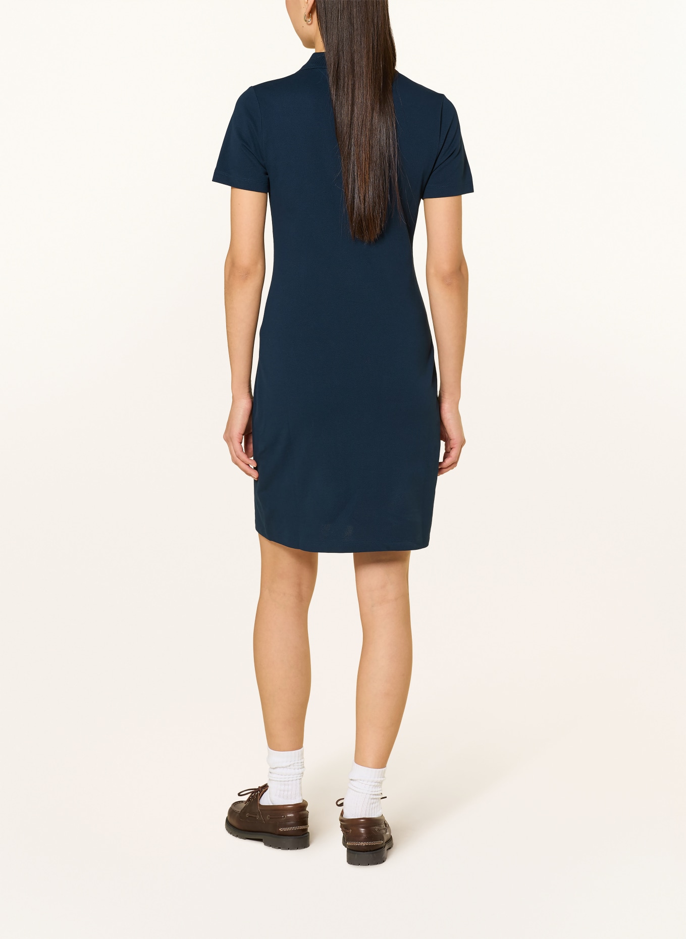 TOMMY HILFIGER Piqué-Kleid: DUNKELBLAU