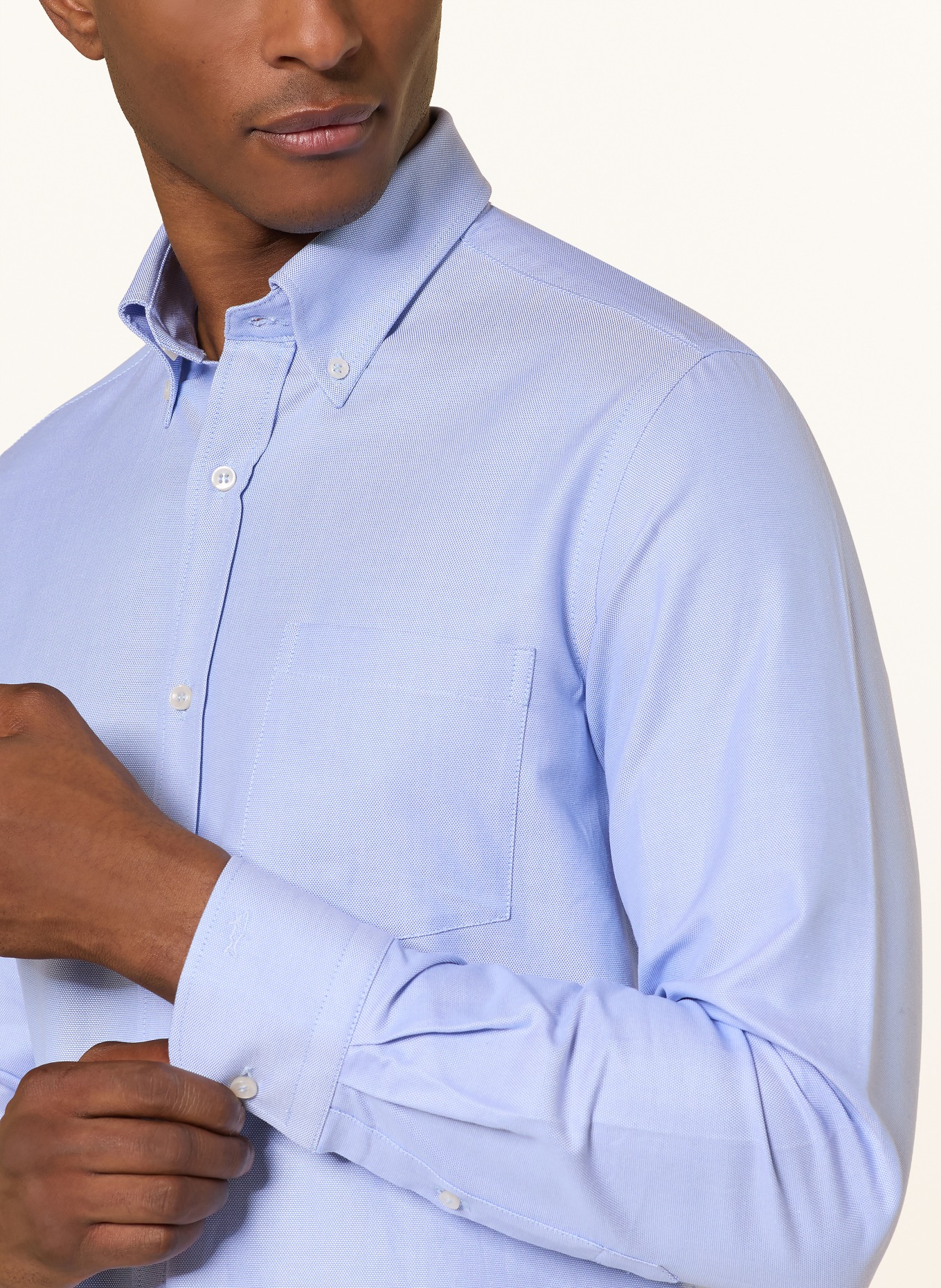 PAUL & SHARK Hemd SOFFIO Regular Fit: HELLBLAU