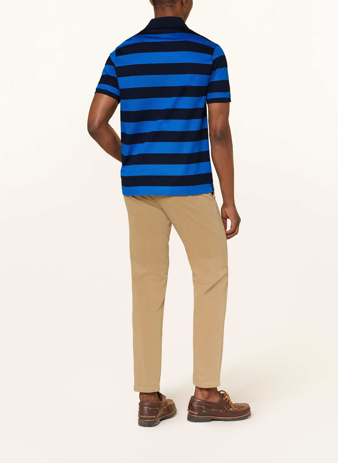 PAUL & SHARK Regular fit piqué polo shirt: DARK BLUE / BLUE