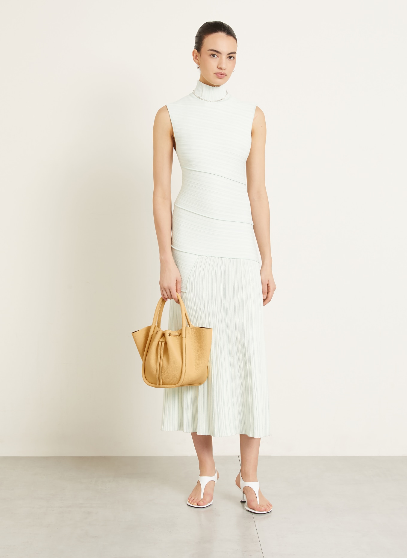 Proenza Schouler RUCHED SMALL handbag: LIGHT YELLOW