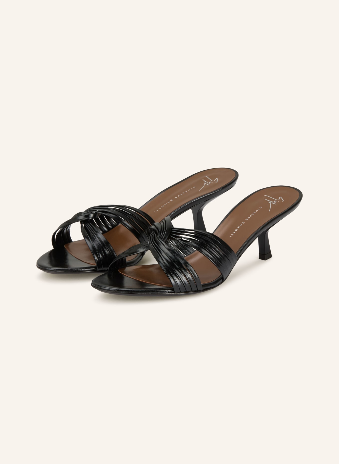 GIUSEPPE ZANOTTI DESIGN Klapki: CZARNY