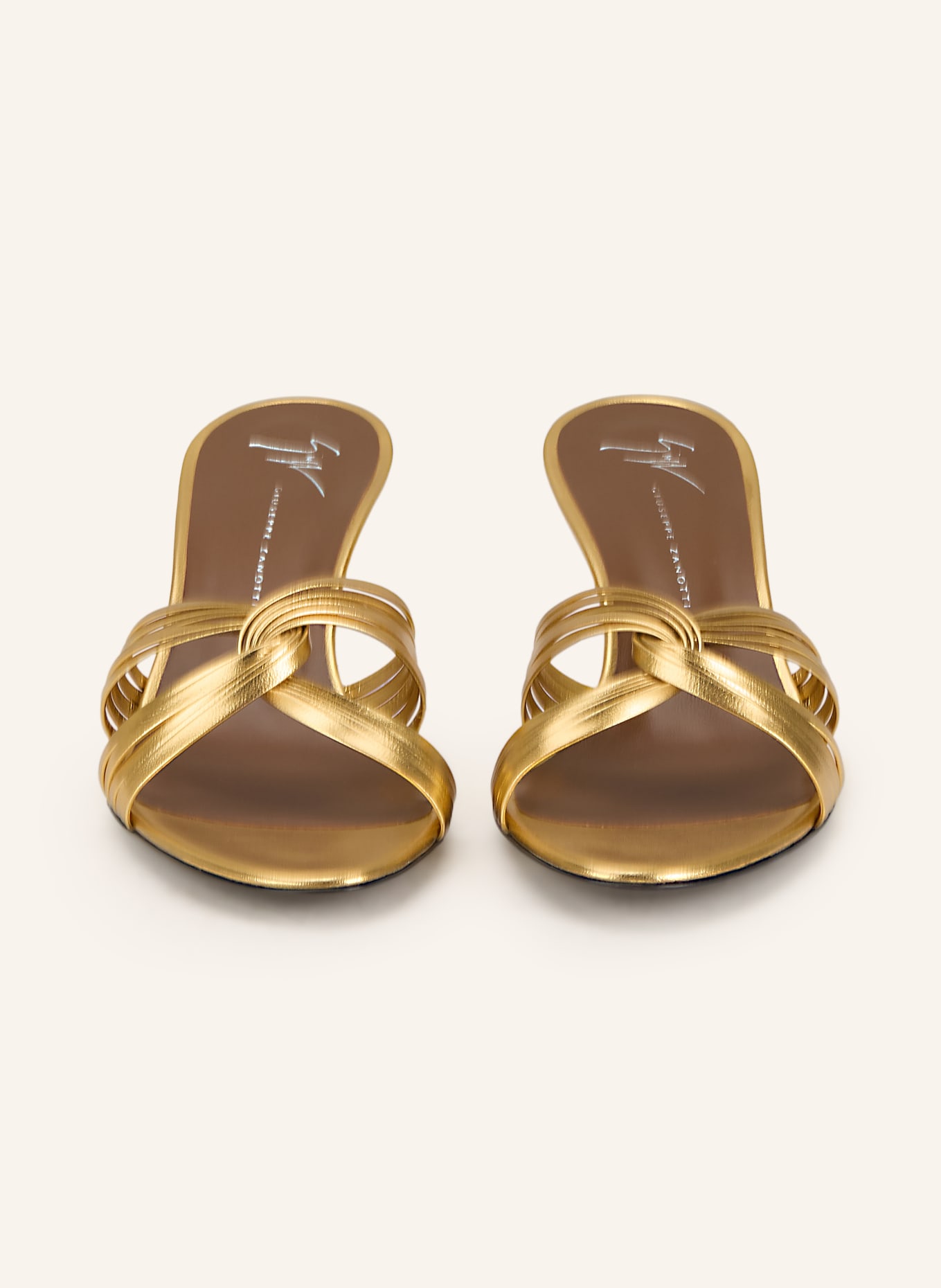 GIUSEPPE ZANOTTI DESIGN Mules: ZLATÁ