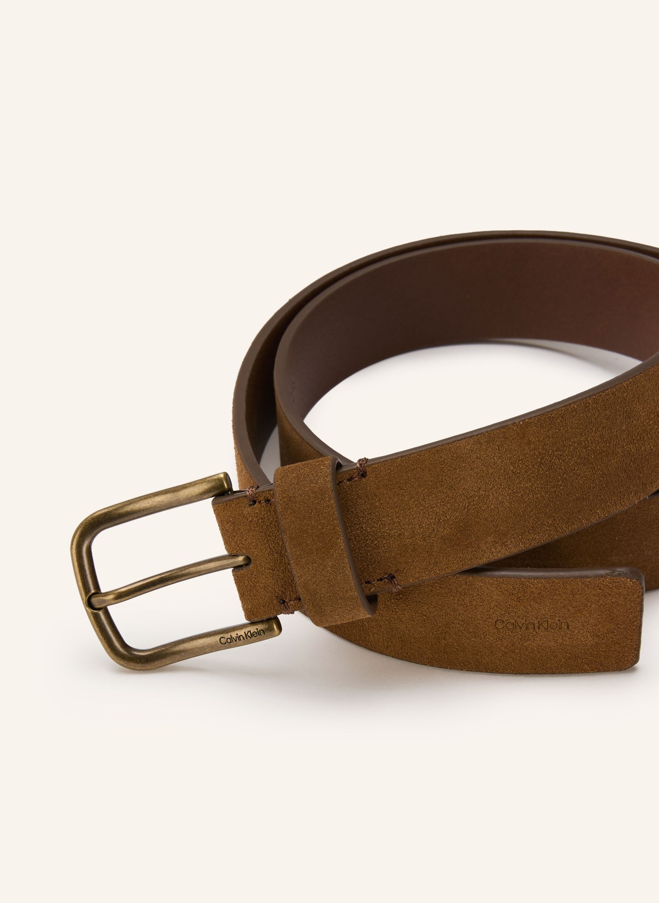 Calvin Klein Ledergürtel: COGNAC