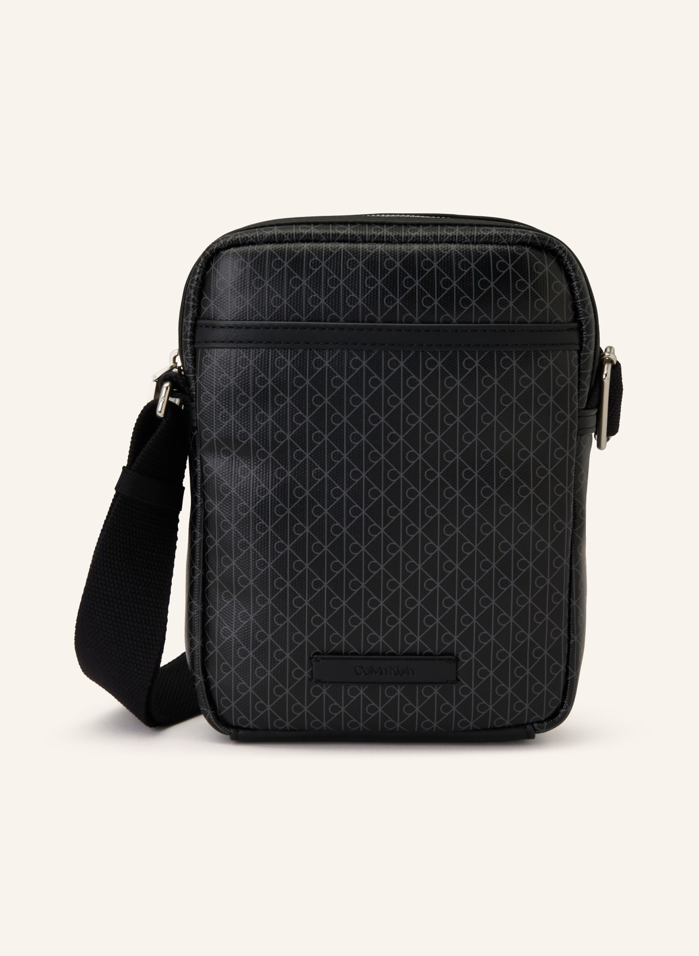 Calvin Klein schoudertas: ZWART / ZILVER / DONKERGRIJS