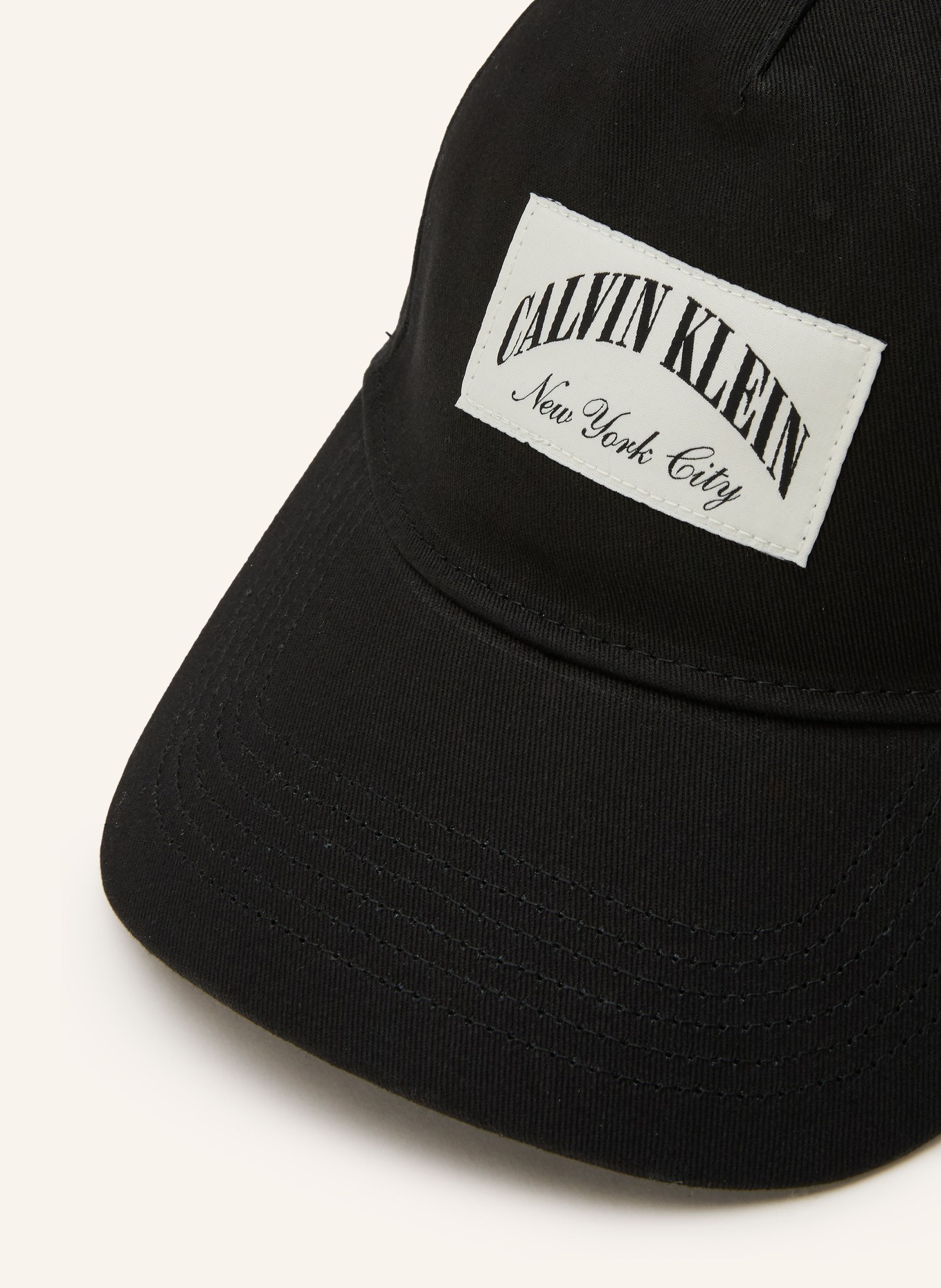 Calvin Klein Cap: SCHWARZ / WEISS