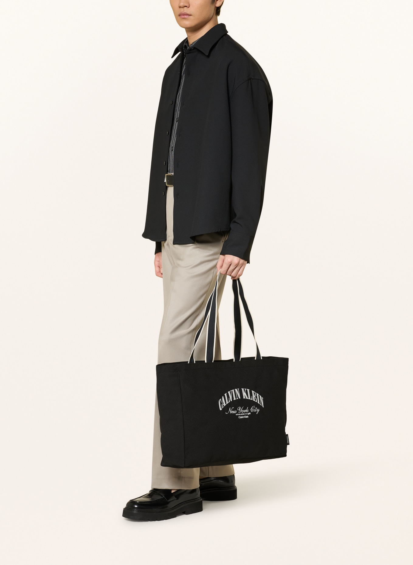 Calvin Klein Shopper GRAPHIC CAPSULE: ZWART / WIT