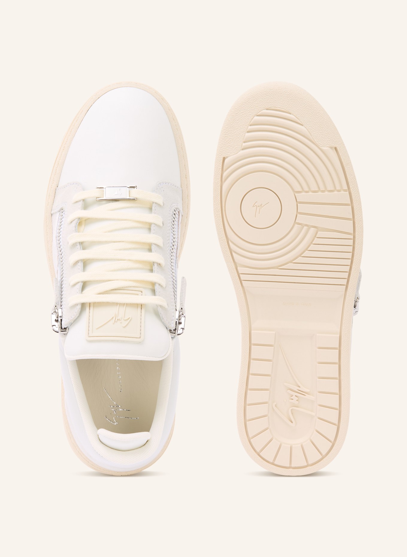 GIUSEPPE ZANOTTI DESIGN Sneaker BIREL: ECRU