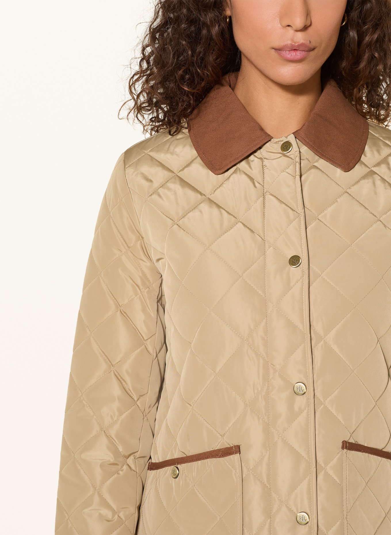 LAUREN RALPH LAUREN Steppjacke: HELLBRAUN