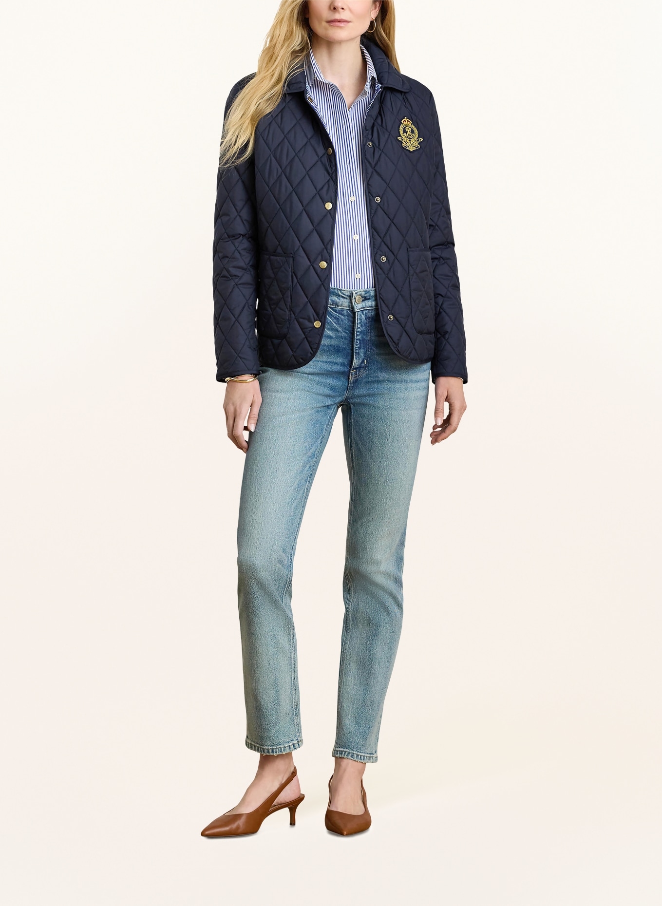 LAUREN RALPH LAUREN Steppjacke: DUNKELBLAU