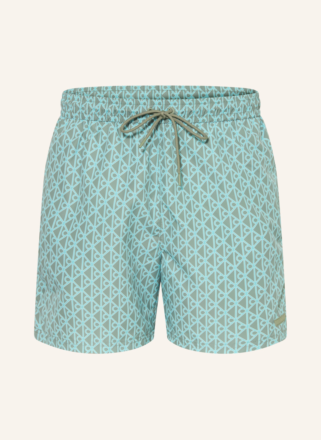 Calvin Klein Badeshorts: OLIV / TÜRKIS