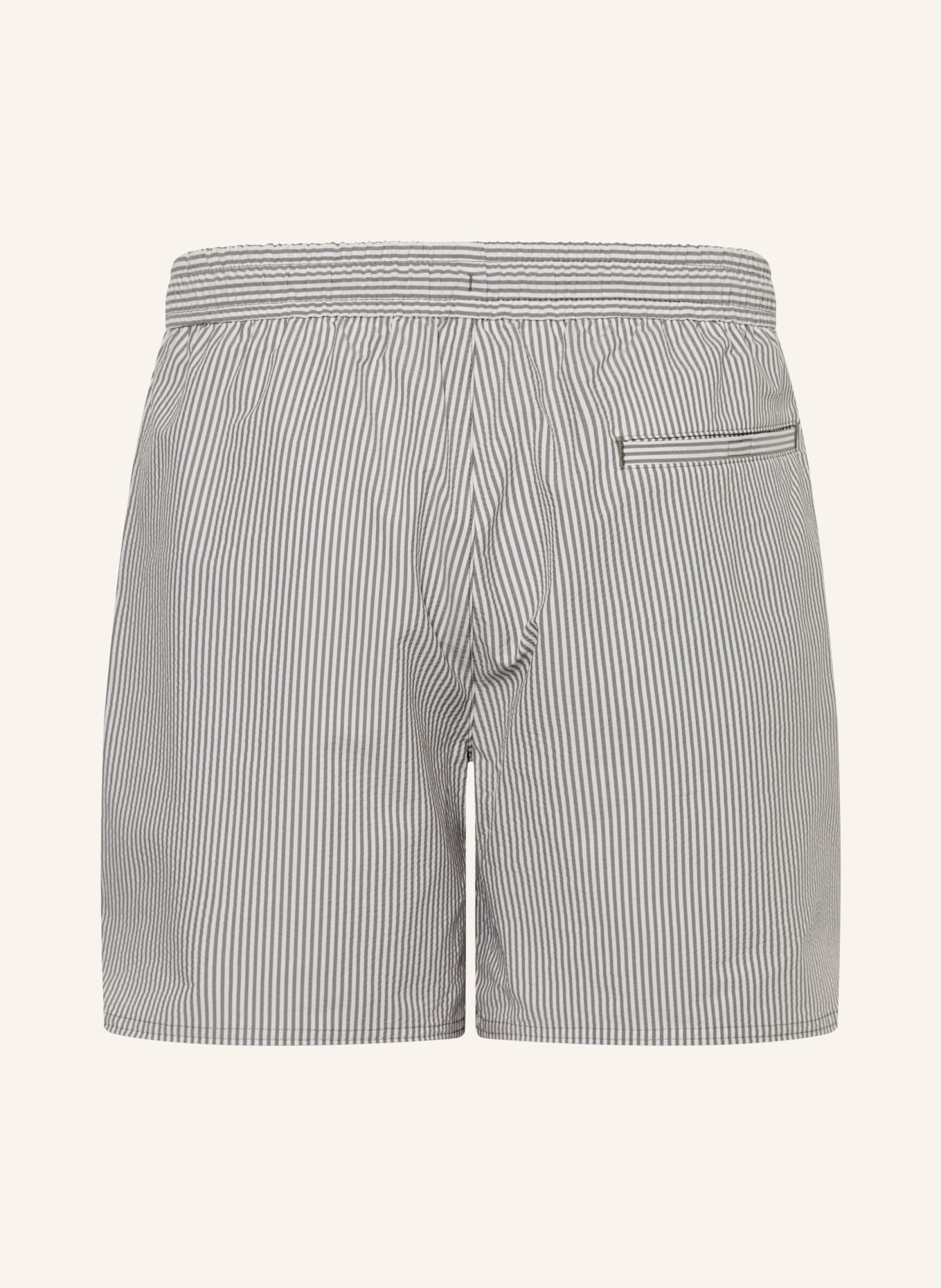 Calvin Klein Badeshorts: DUNKELGRAU / WEISS