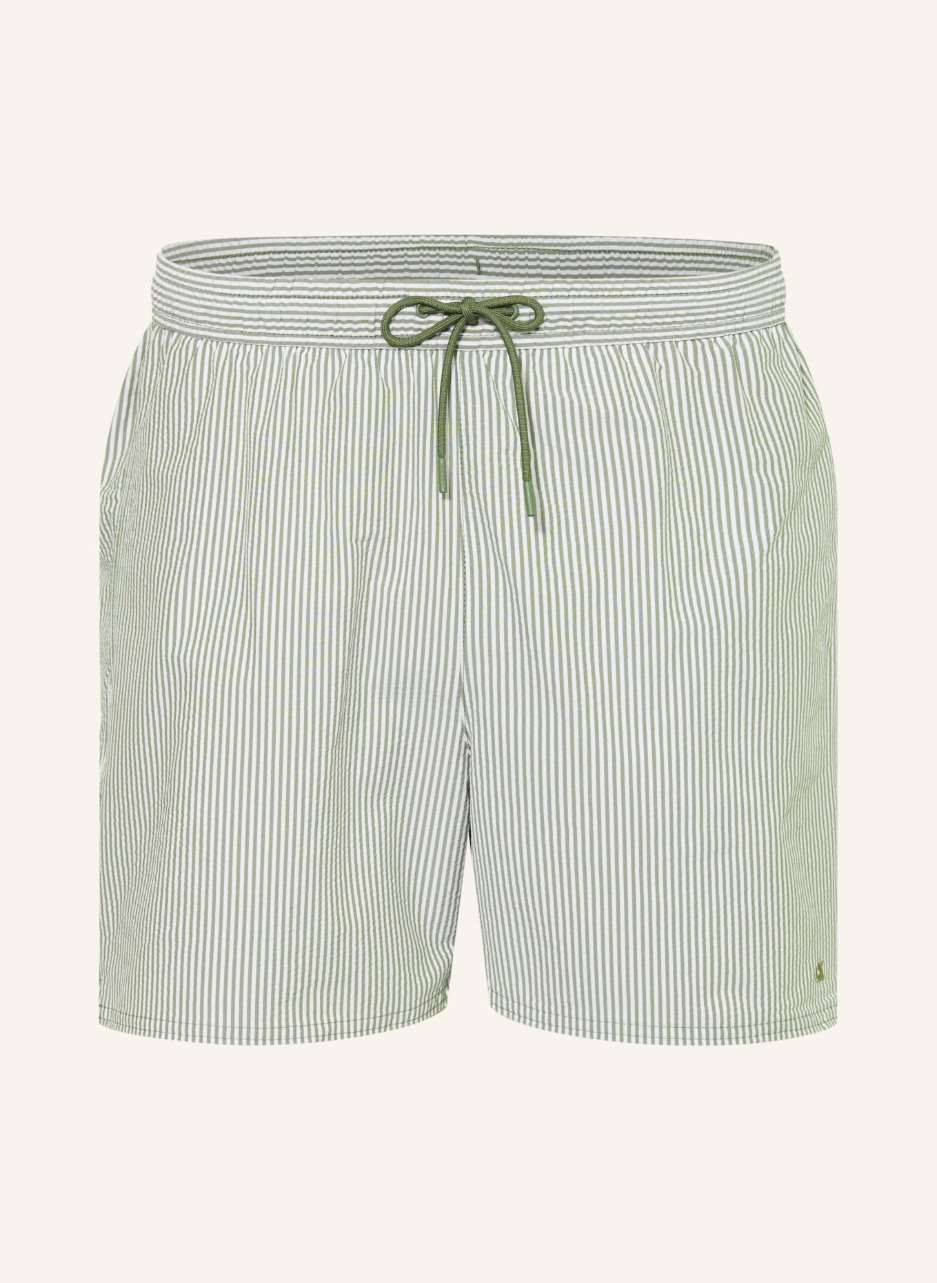 Calvin Klein Badeshorts: OLIV / WEISS