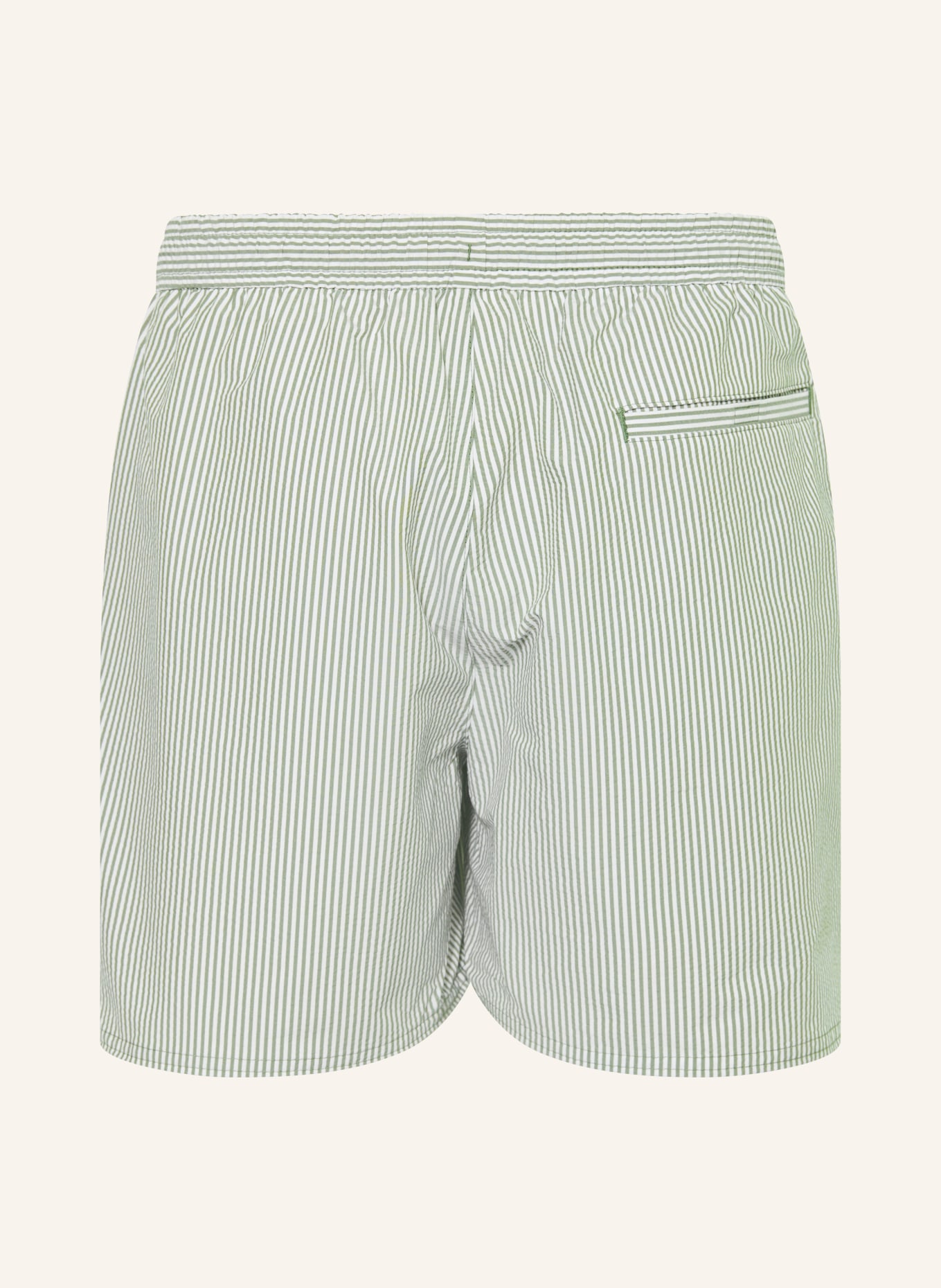Calvin Klein Badeshorts: OLIV / WEISS