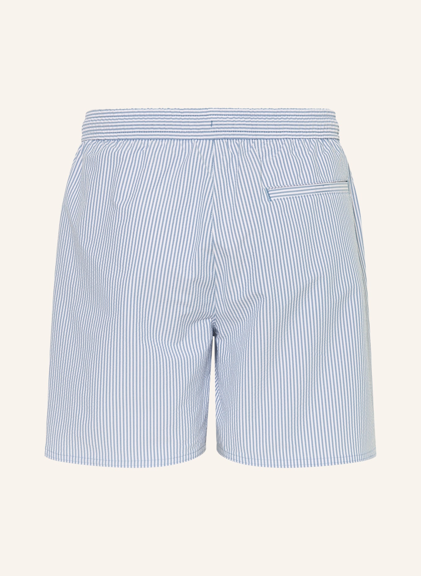 Calvin Klein Badeshorts: BLAU / WEISS