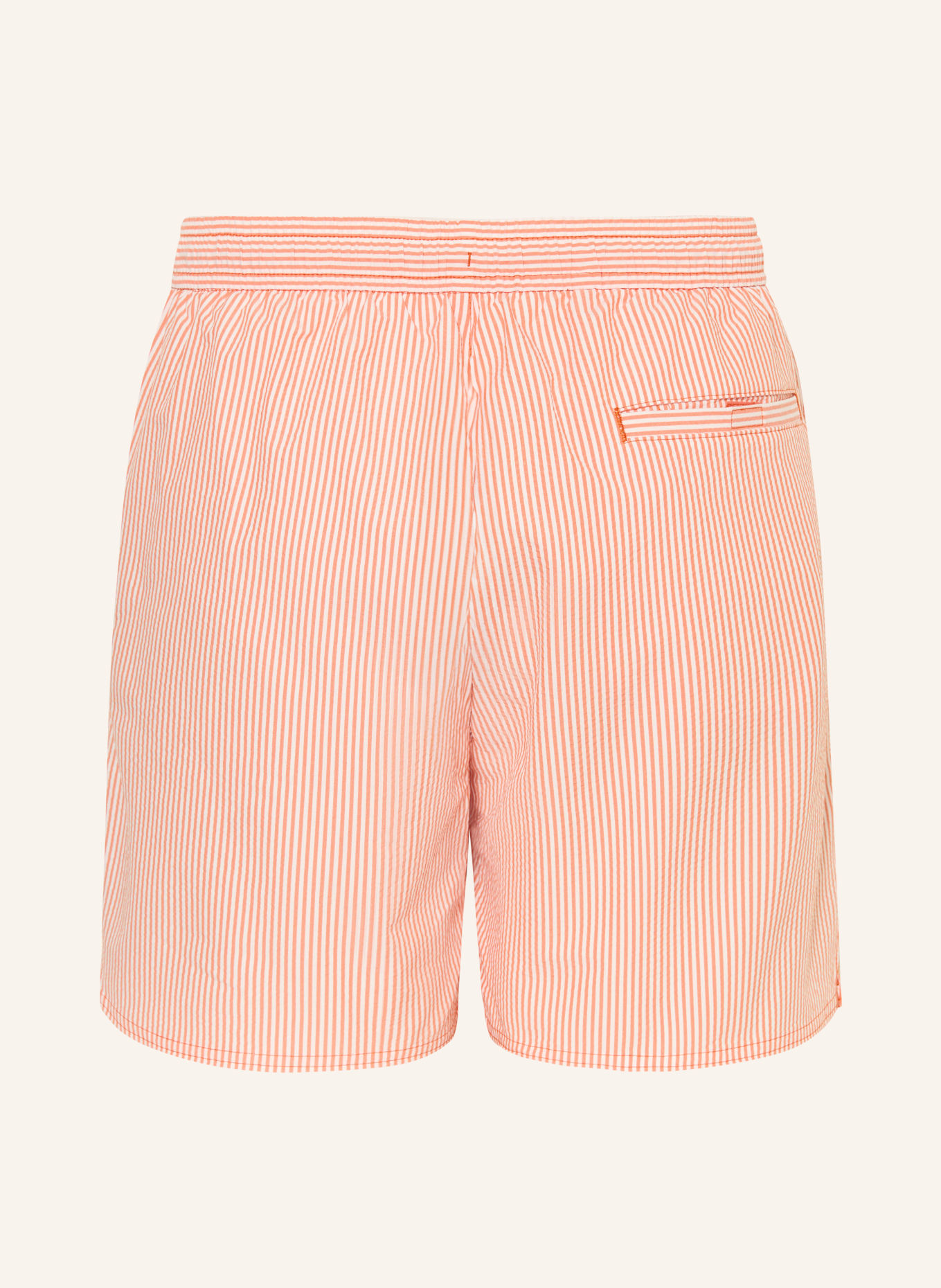 Calvin Klein Badeshorts: ORANGE / WEISS