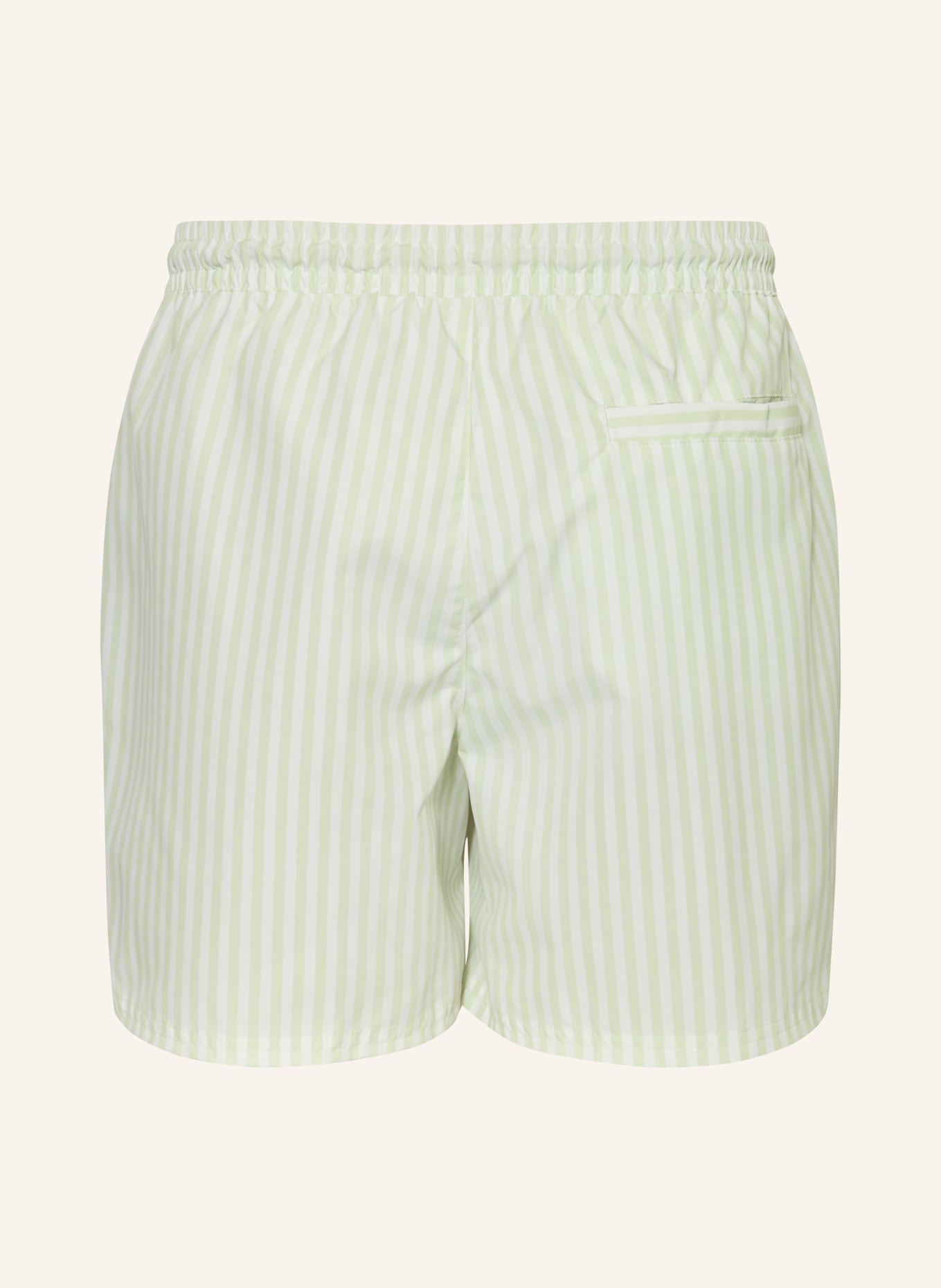 Calvin Klein Badeshorts: HELLGRÜN / ECRU