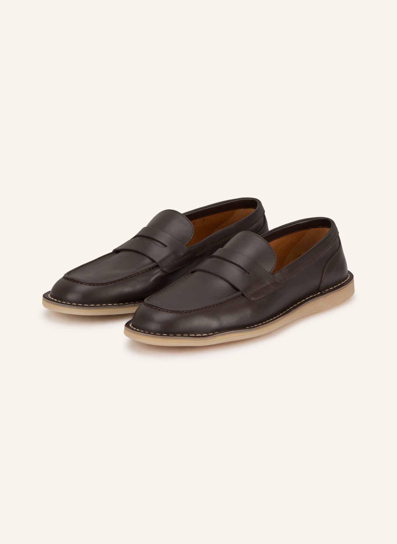 DOLCE & GABBANA Penny-Loafer DORADA: DUNKELBRAUN