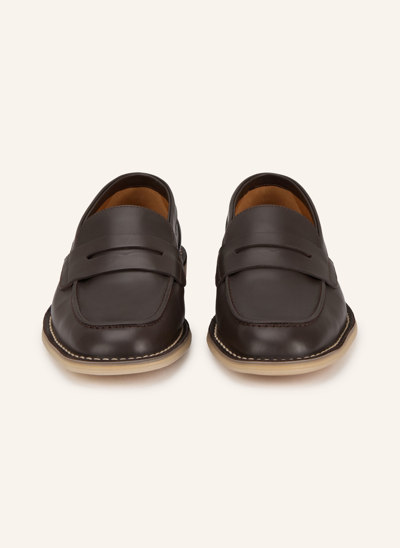 DOLCE & GABBANA Penny-Loafer DORADA: DUNKELBRAUN