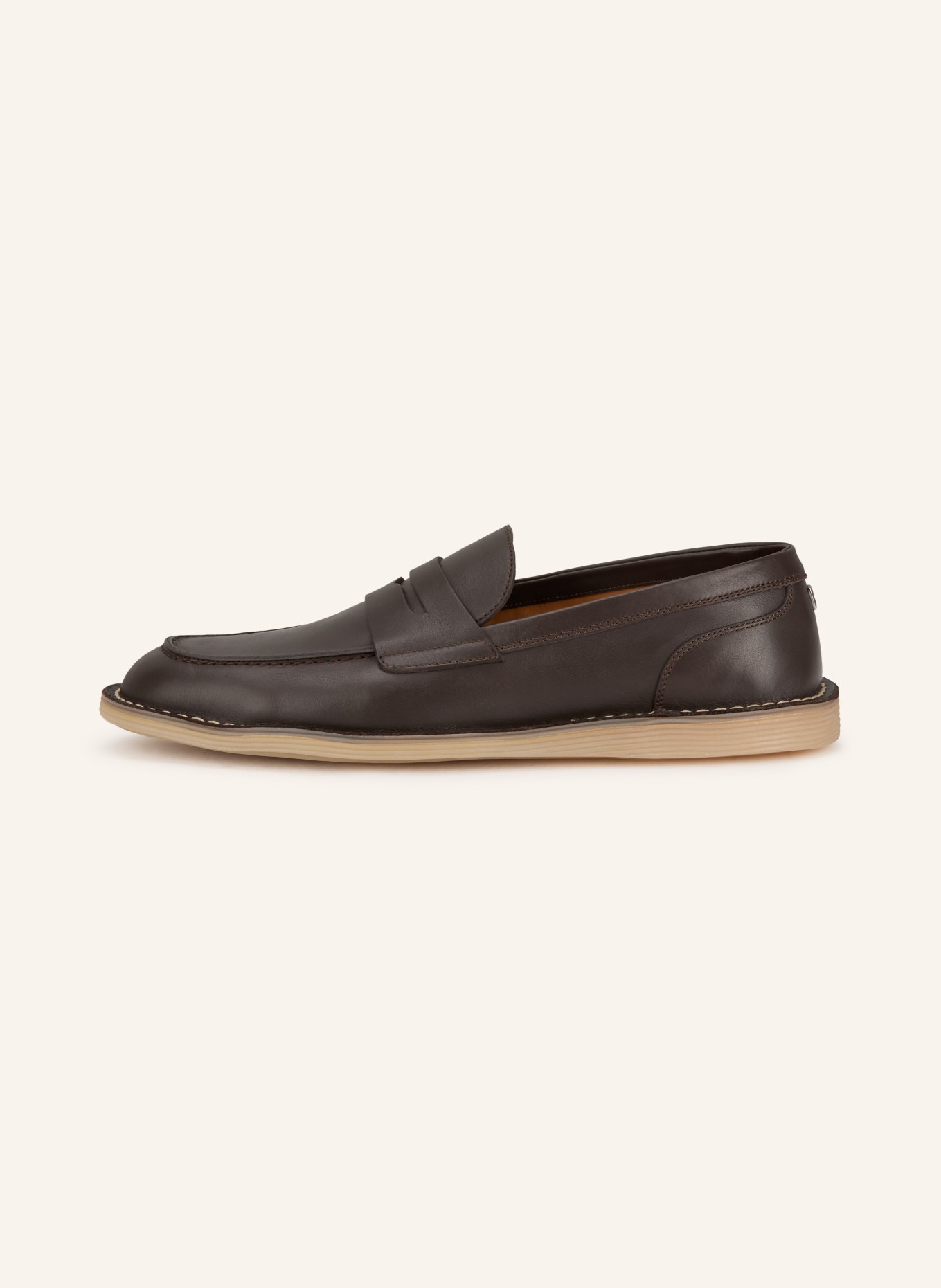 DOLCE & GABBANA Penny-Loafer DORADA: DUNKELBRAUN