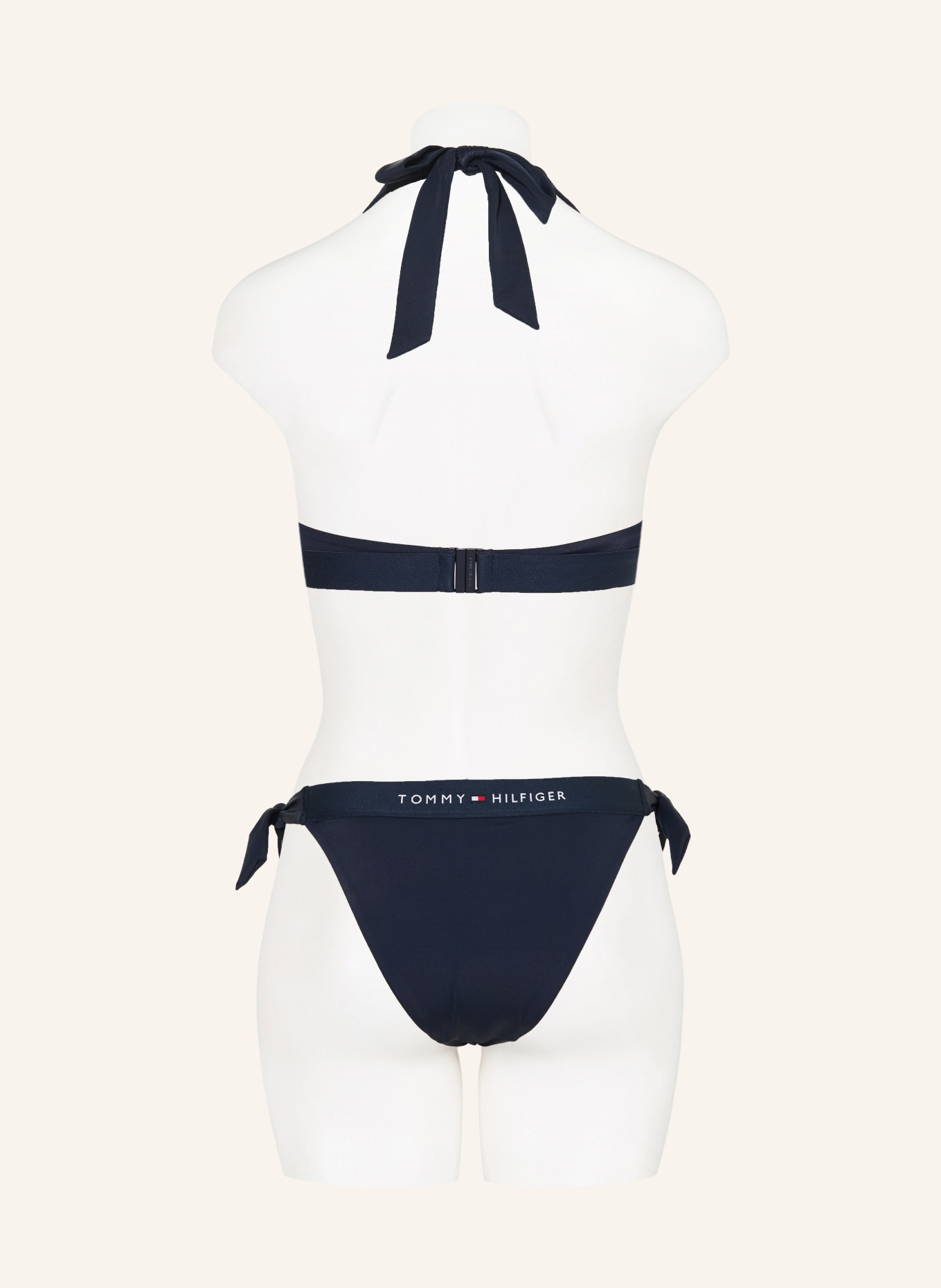 TOMMY HILFIGER Neckholder-Bikini-Top: DUNKELBLAU