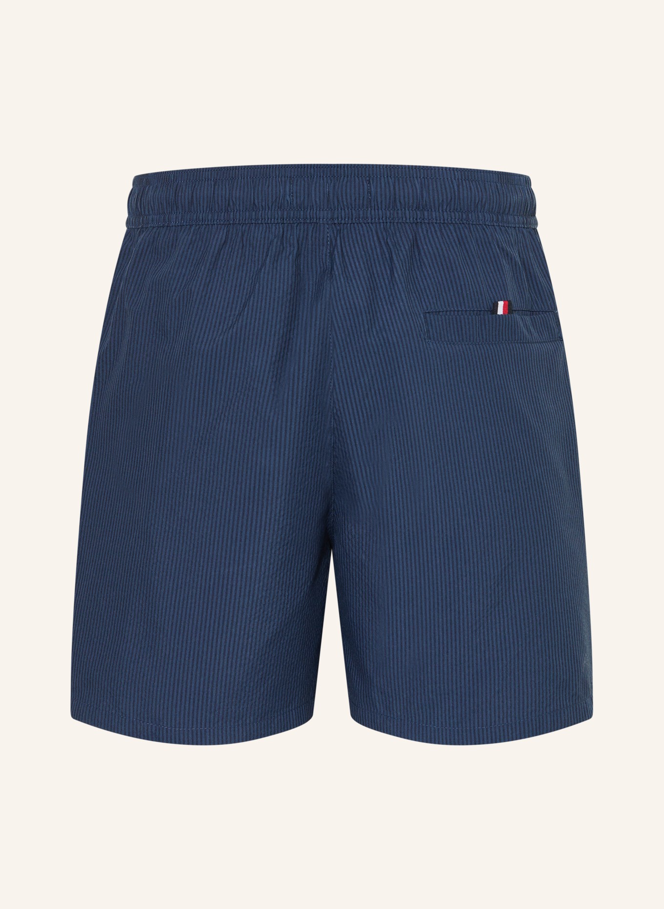 TOMMY HILFIGER Badeshorts: DUNKELBLAU / SCHWARZ