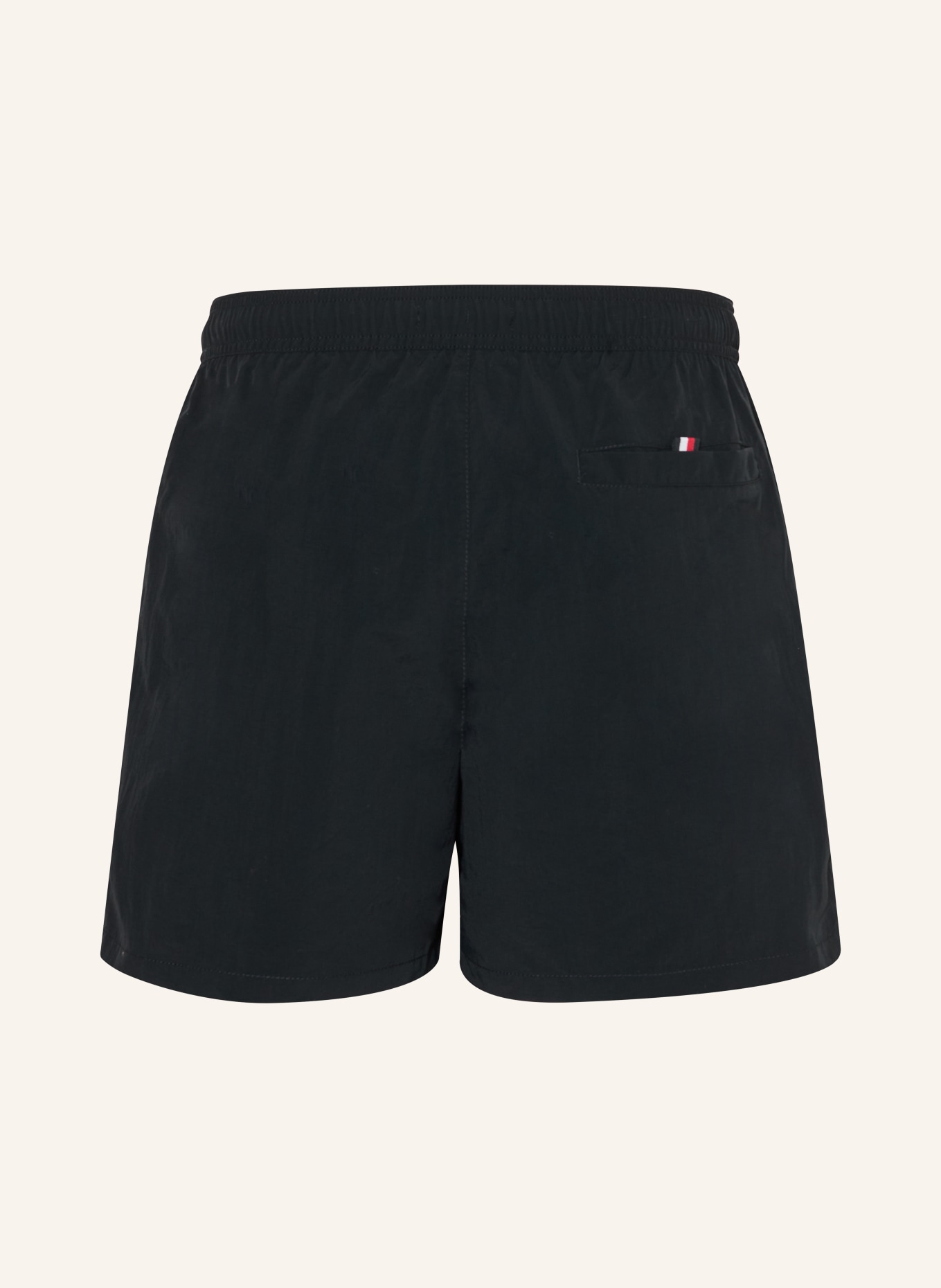 TOMMY HILFIGER Badeshorts: SCHWARZ
