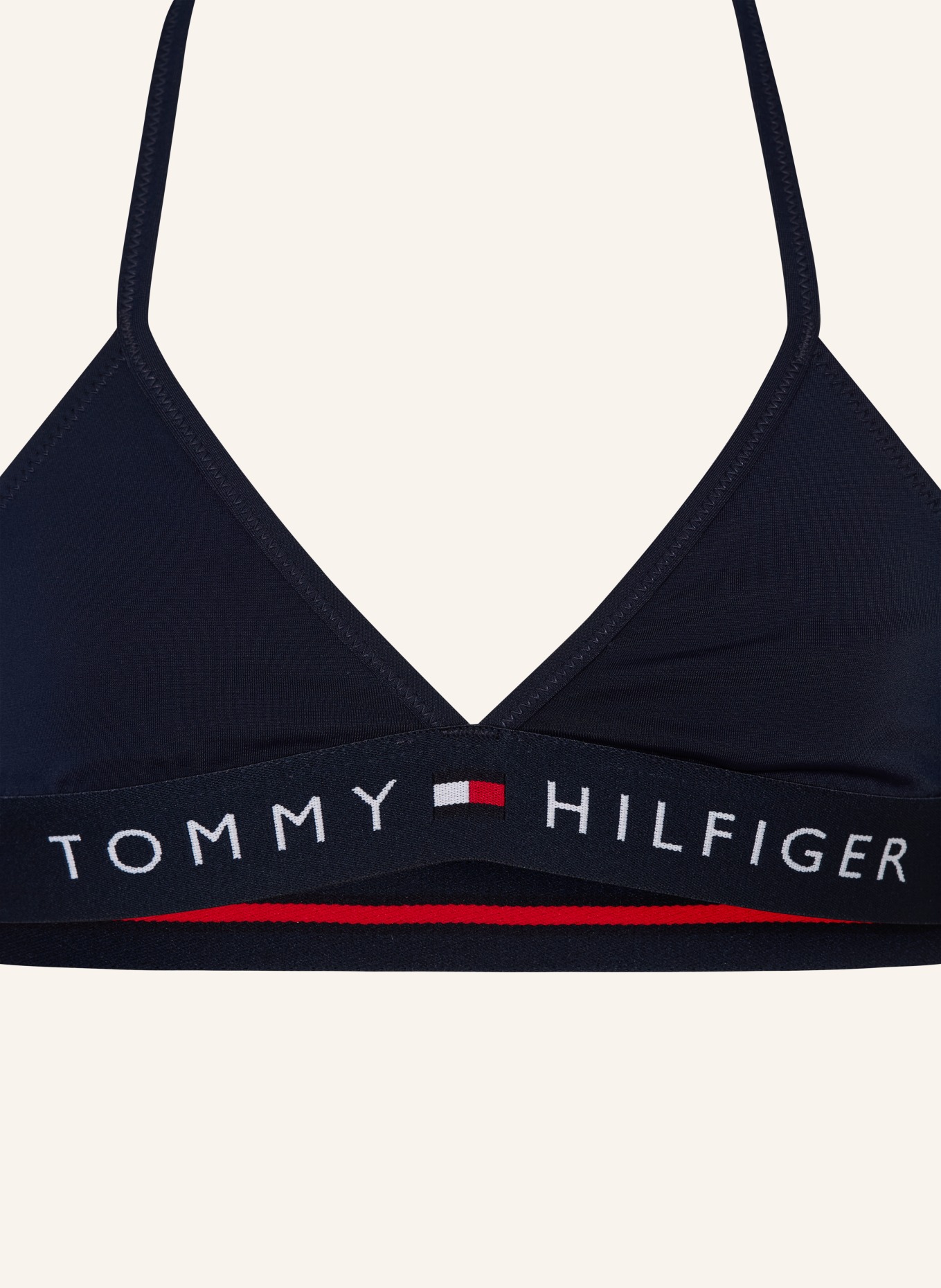 TOMMY HILFIGER Triangel-Bikini: DUNKELBLAU