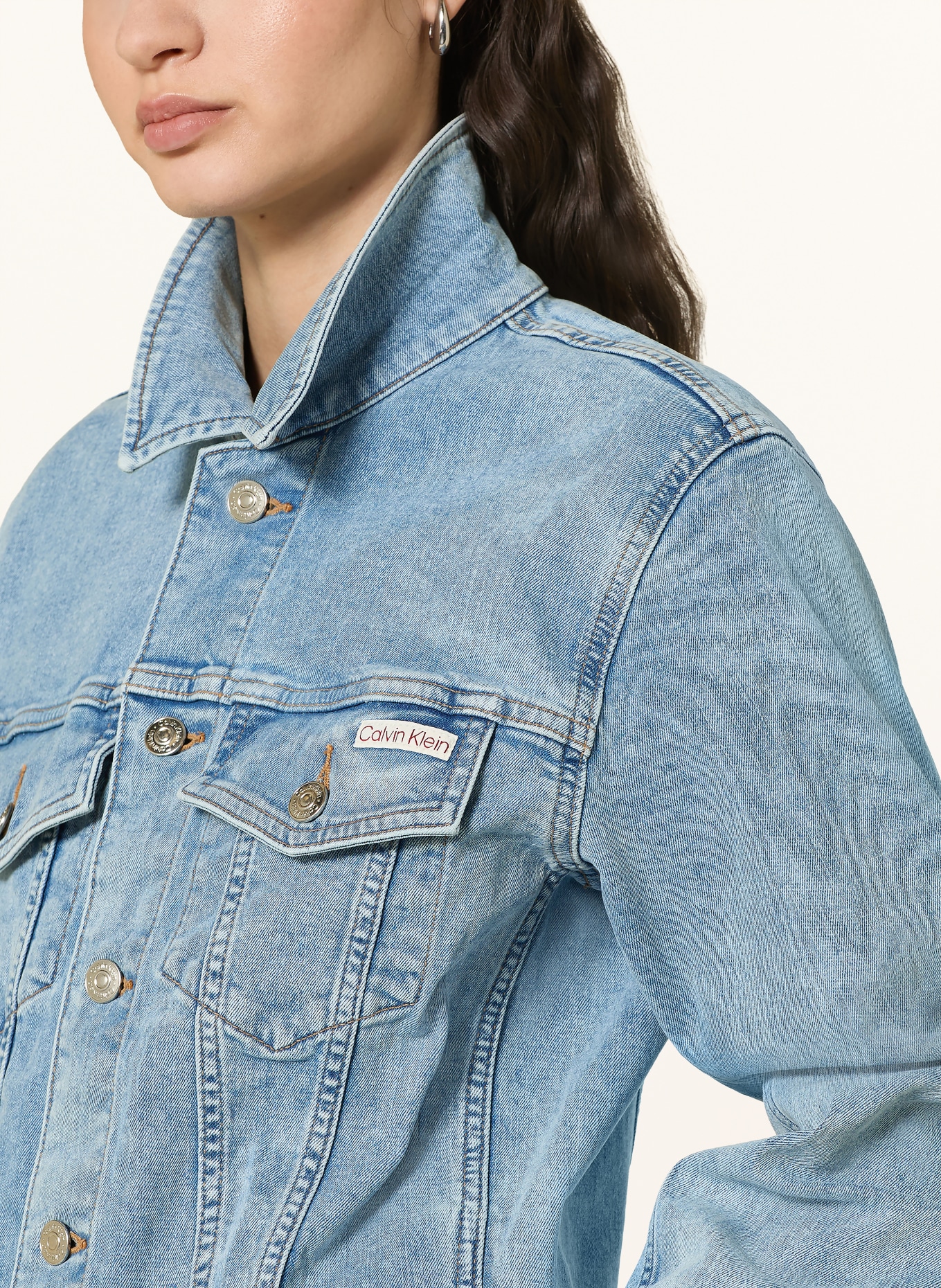 Calvin Klein Jeans veste en jean: 1XT COASTAL LIGHT