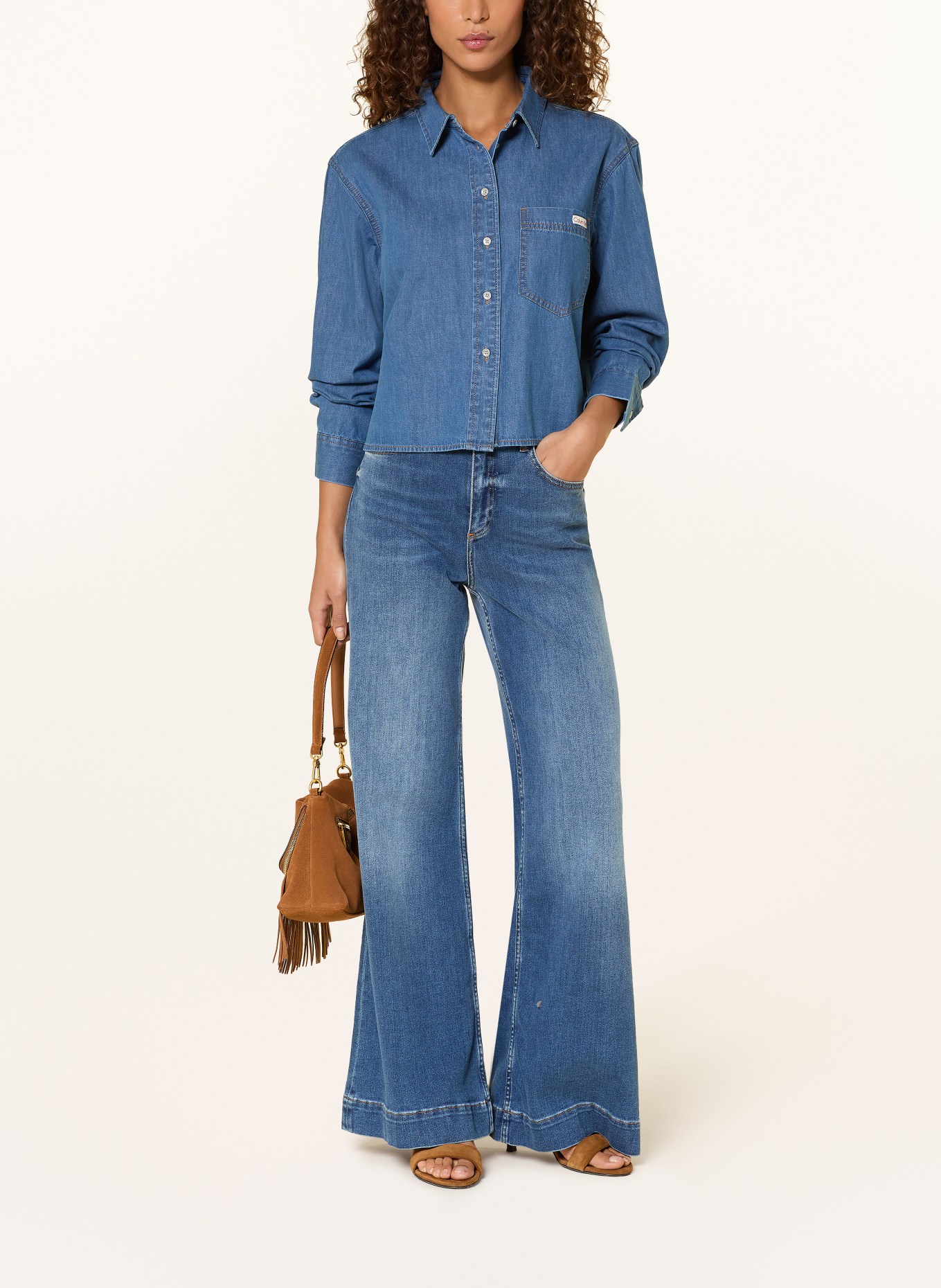 Calvin Klein Jeans Hemdbluse in Jeansoptik: 4UR ANNAPOLIS SKY