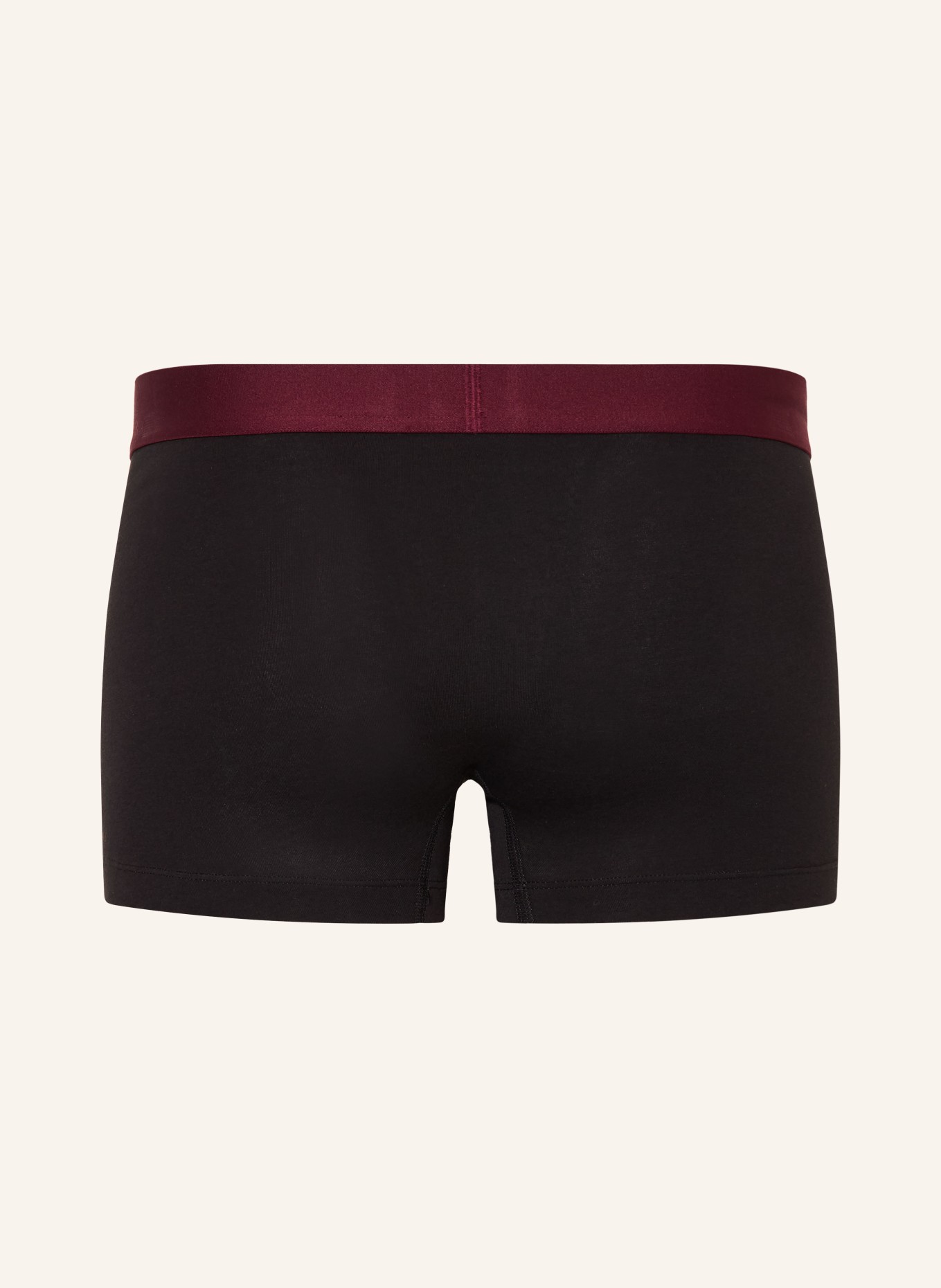 TOMMY HILFIGER 3er-Pack Boxershorts: SCHWARZ / DUNKELROT / DUNKELBLAU