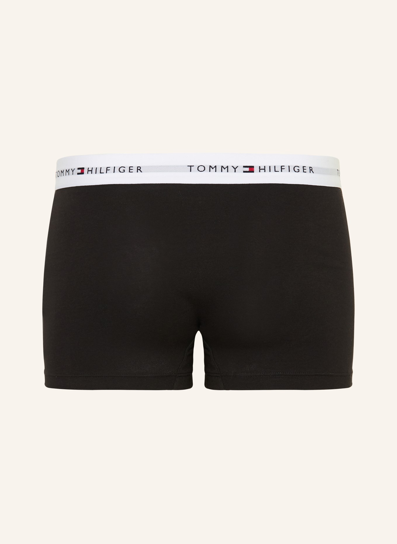 TOMMY HILFIGER 3er-Pack Boxershorts: SCHWARZ