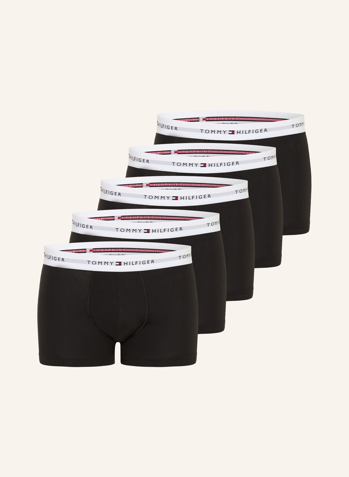 TOMMY HILFIGER 5-pak bokserek: CZARNY / BIAŁY