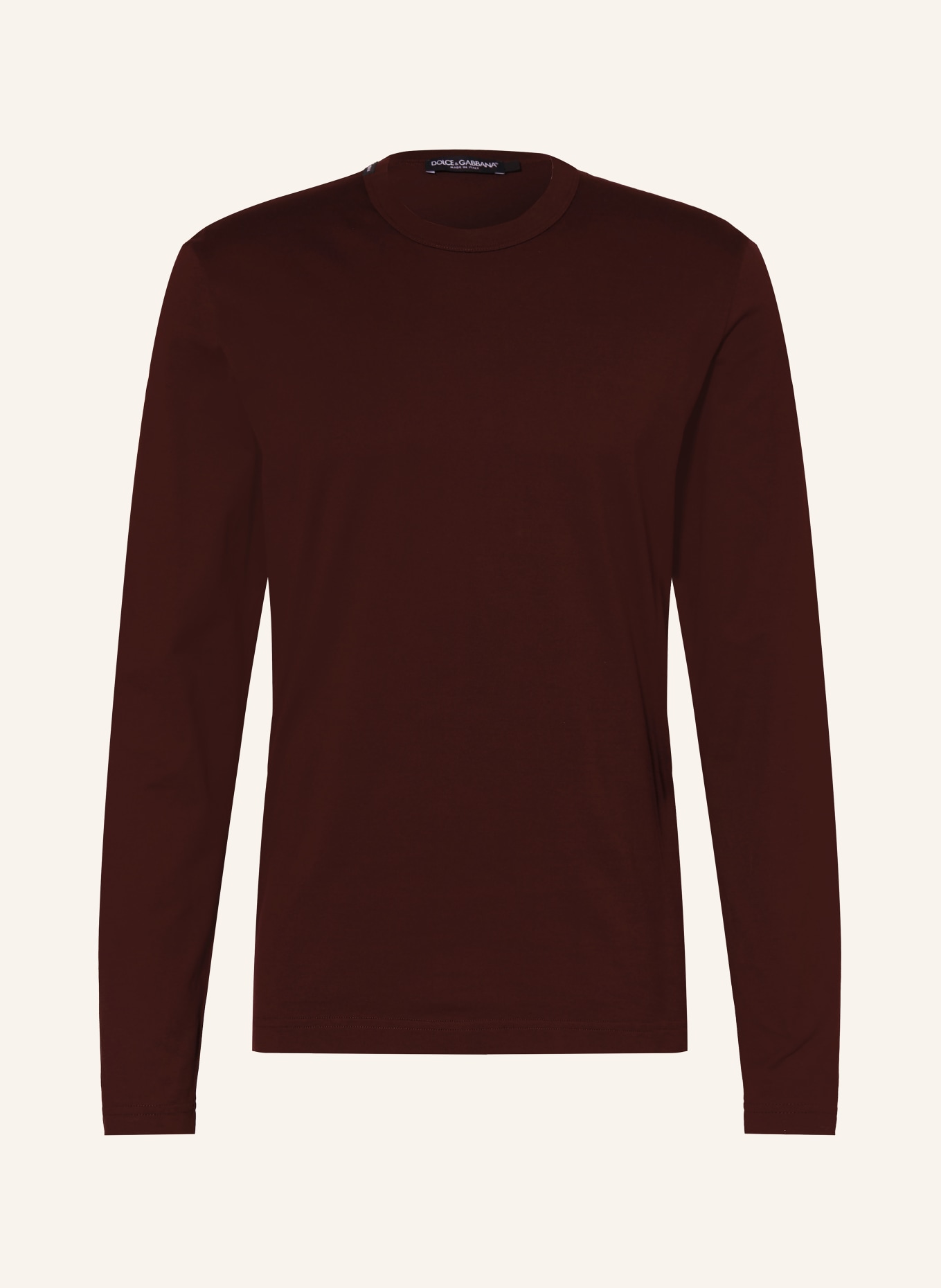 DOLCE & GABBANA Longsleeve: DUNKELROT