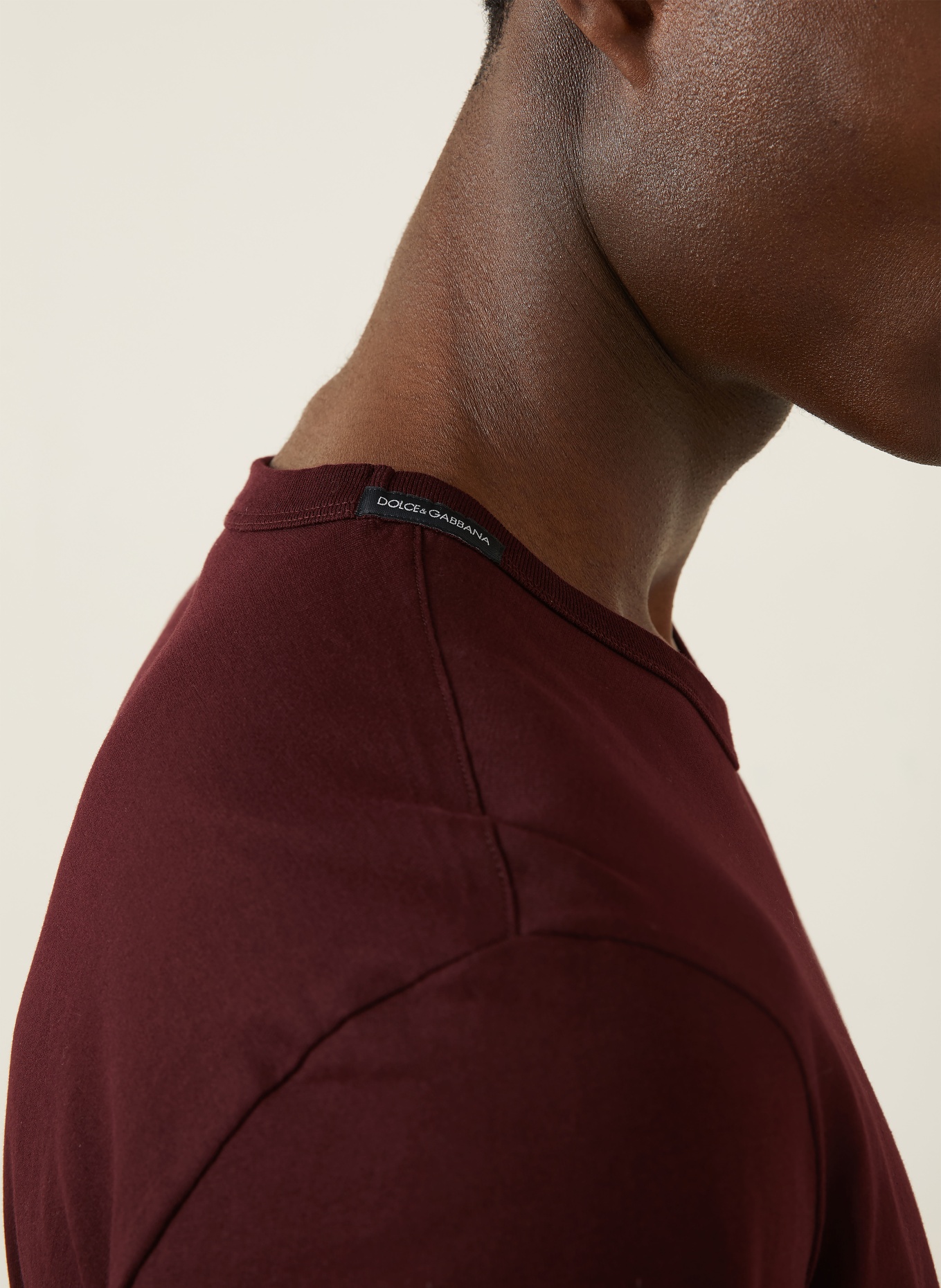 DOLCE & GABBANA Longsleeve: DUNKELROT