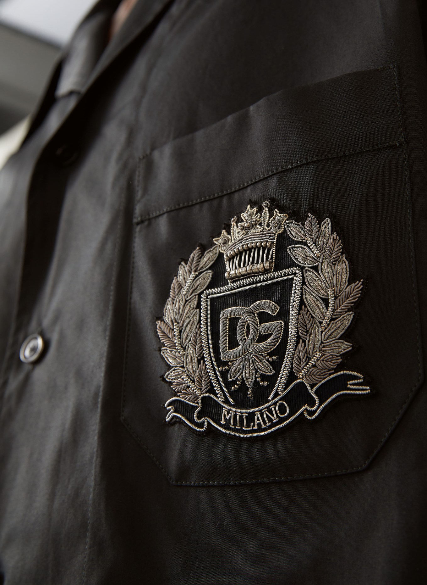 DOLCE & GABBANA Resorthemd Comfort Fit: SCHWARZ