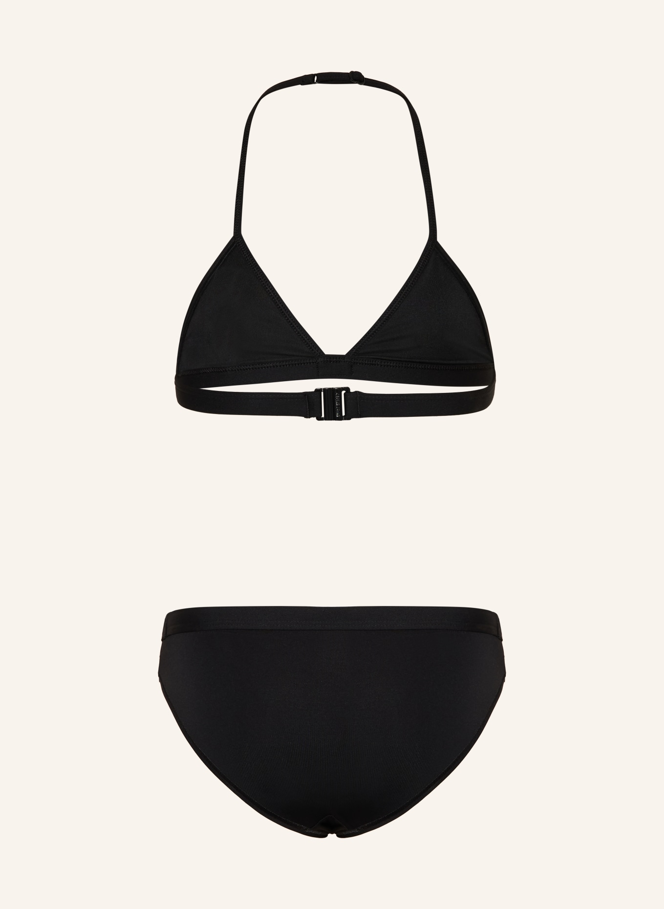 Calvin Klein Triangel-Bikini CK MONOGRAM: SCHWARZ