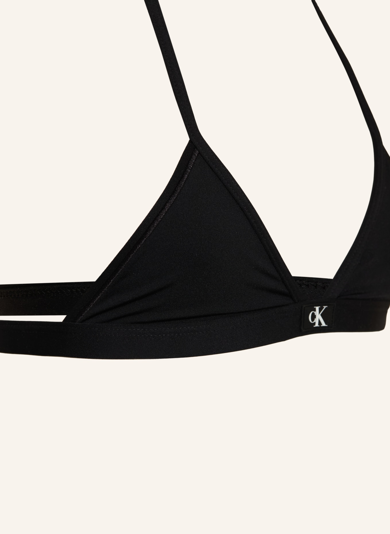 Calvin Klein Triangel-Bikini CK MONOGRAM: SCHWARZ