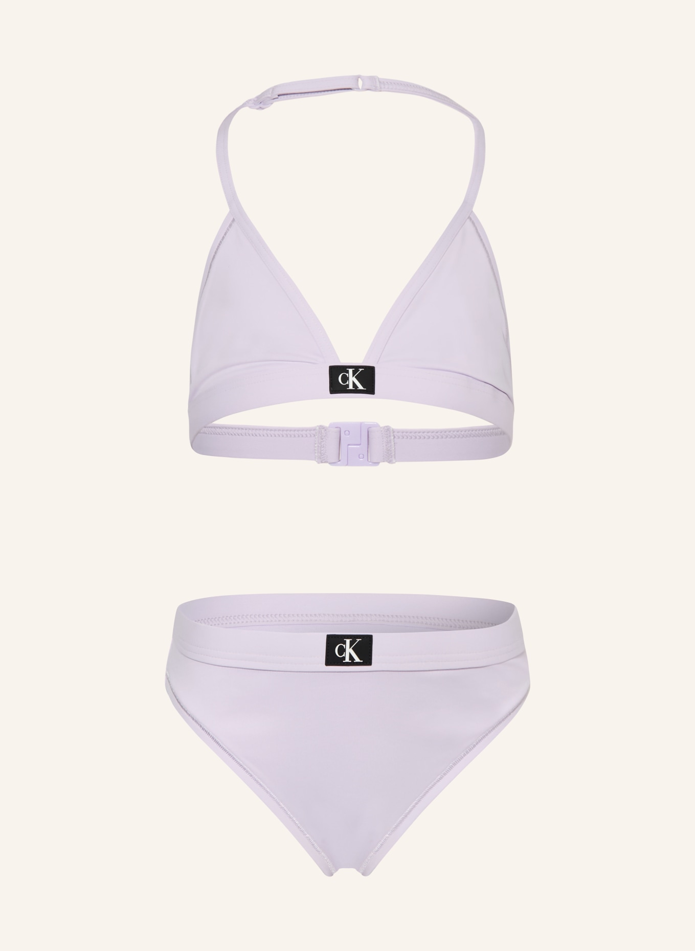 Calvin Klein Triangel-Bikini CK MONOGRAM: HELLLILA