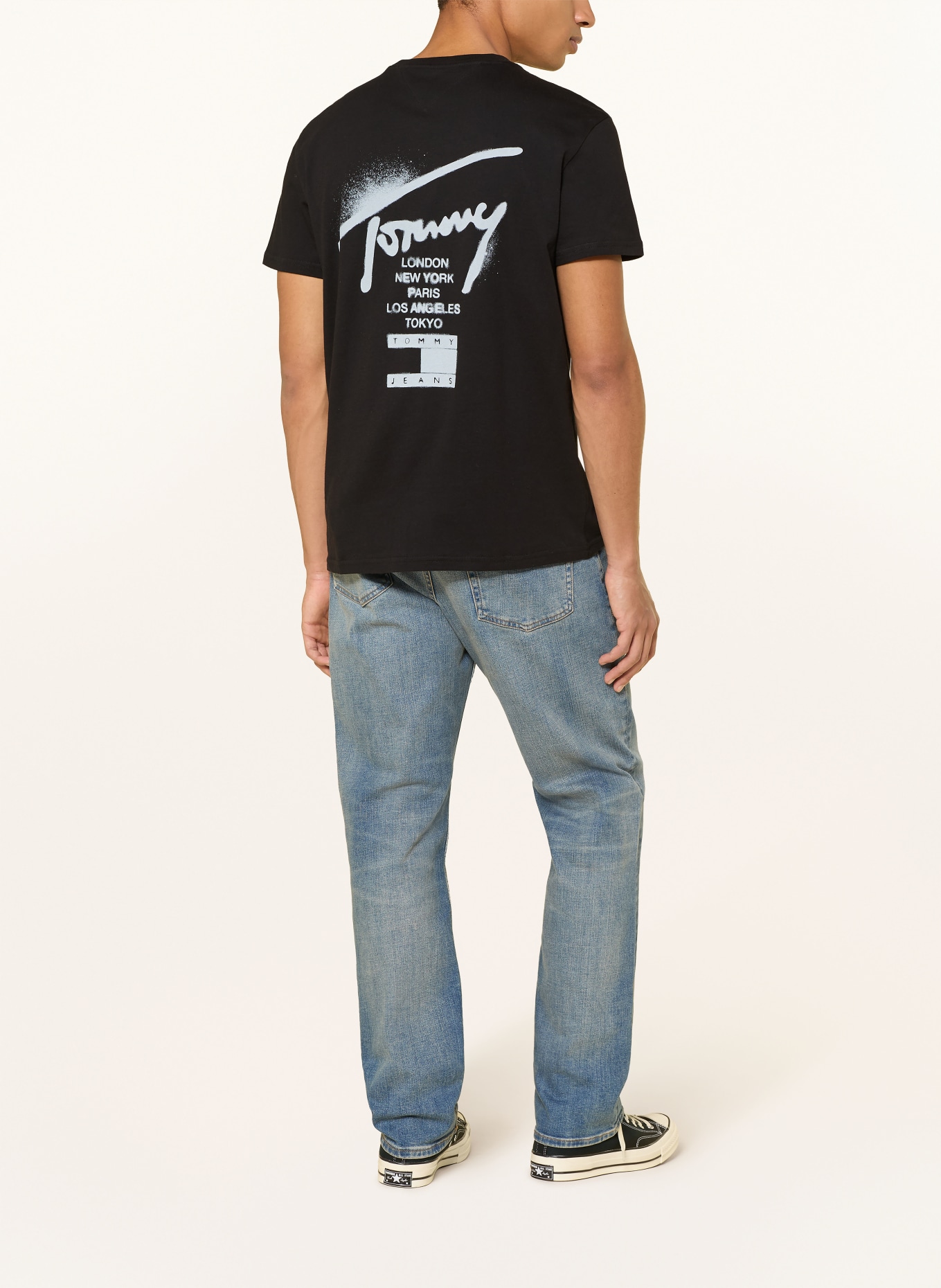TOMMY JEANS T-Shirt: SCHWARZ