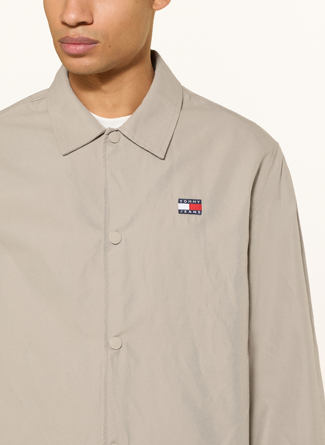 TOMMY JEANS overjacket: BEIGE