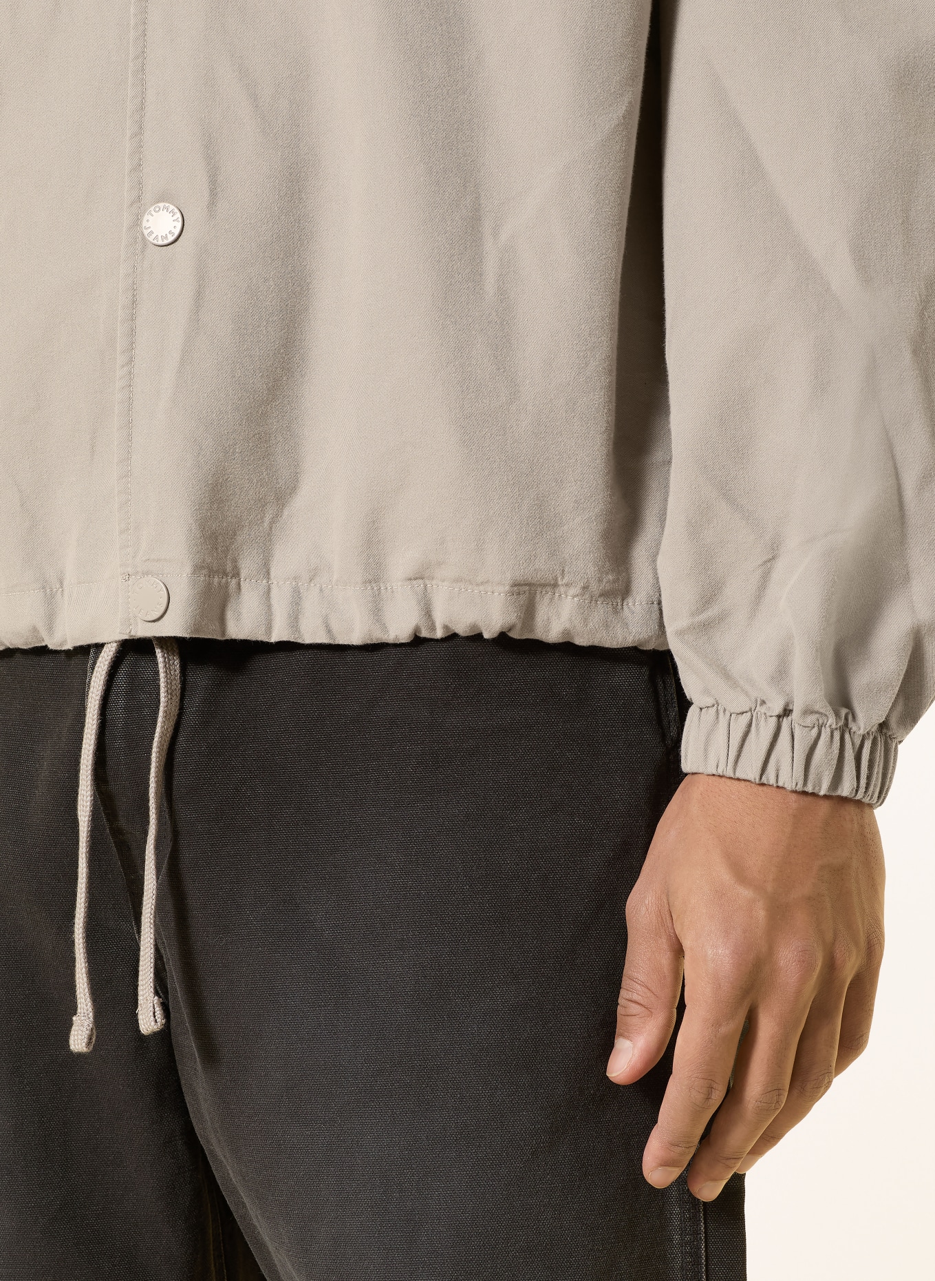 TOMMY JEANS overjacket: BEIGE