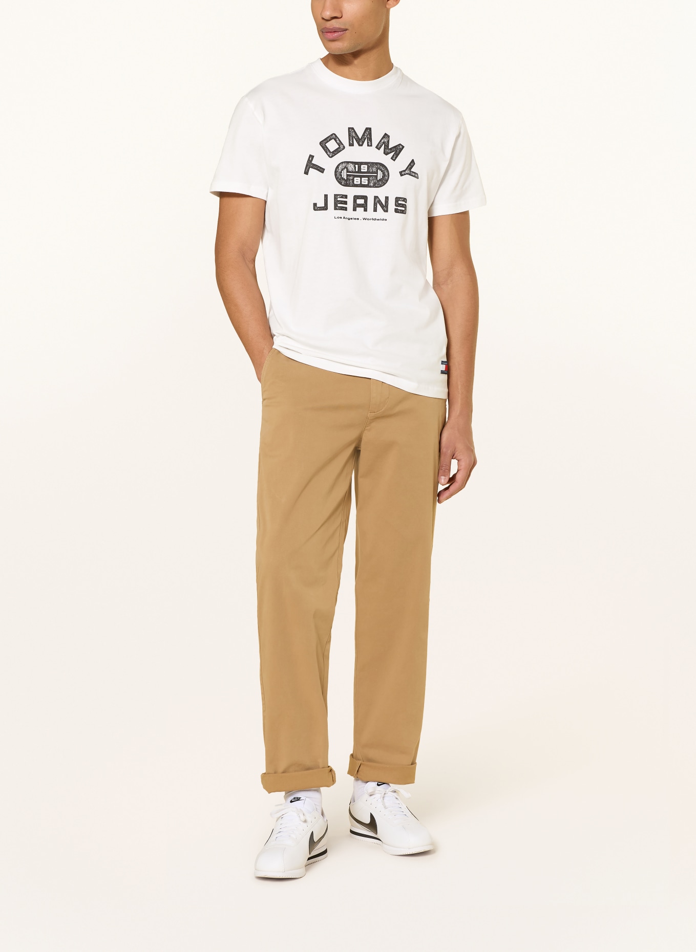 TOMMY JEANS T-Shirt: WEISS