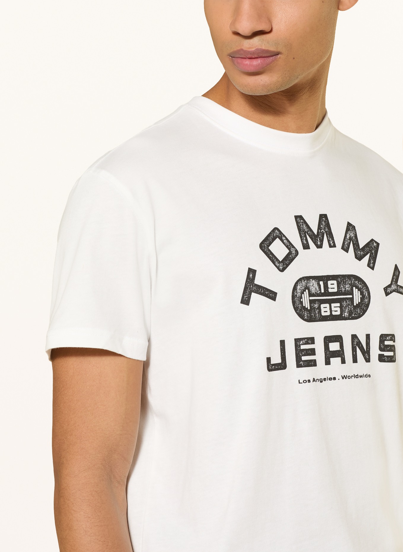 TOMMY JEANS T-Shirt: WEISS